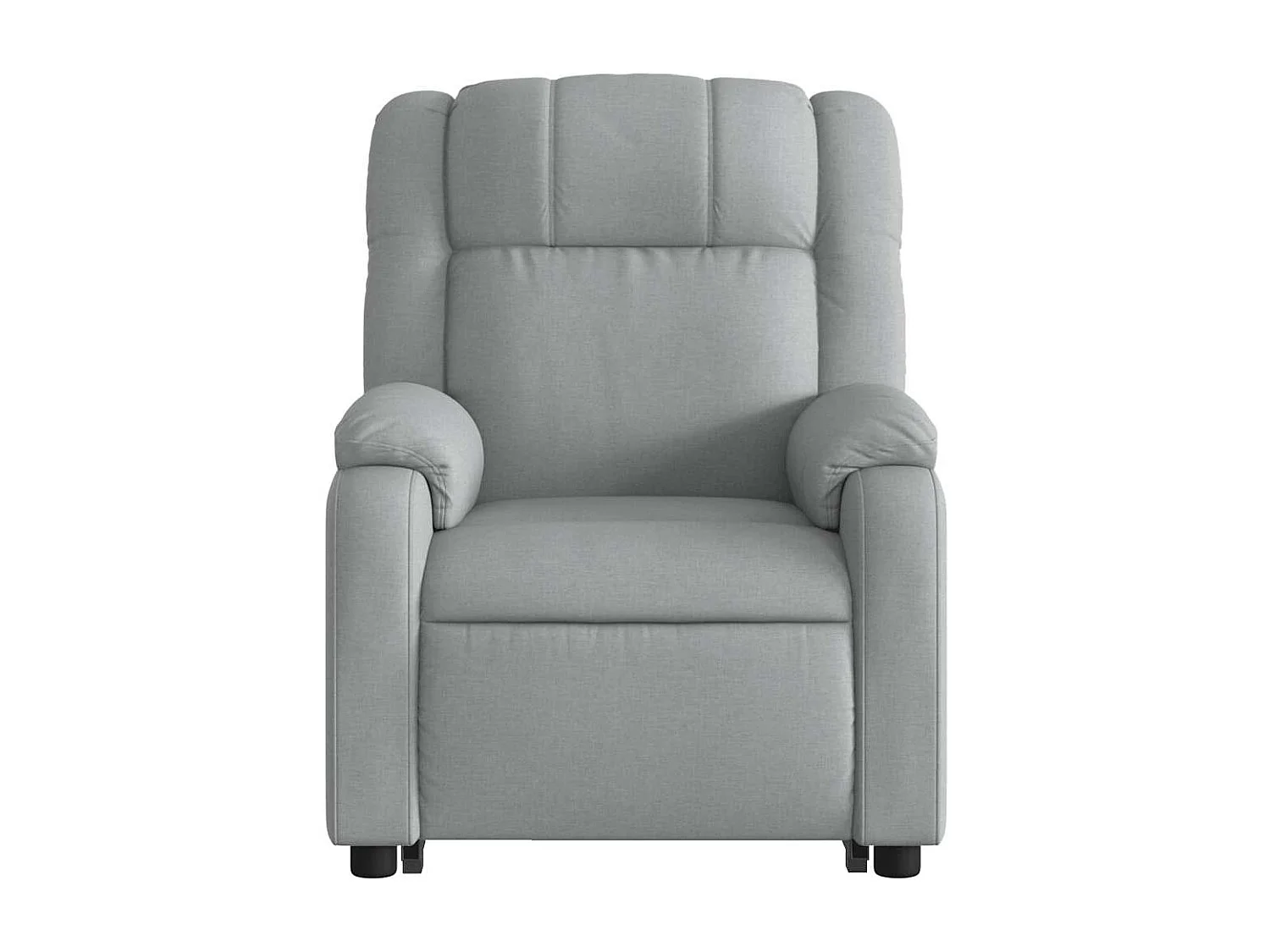 Fauteuil de relaxation TV tissu grise 77 x 95 x 99 cm DEC026909