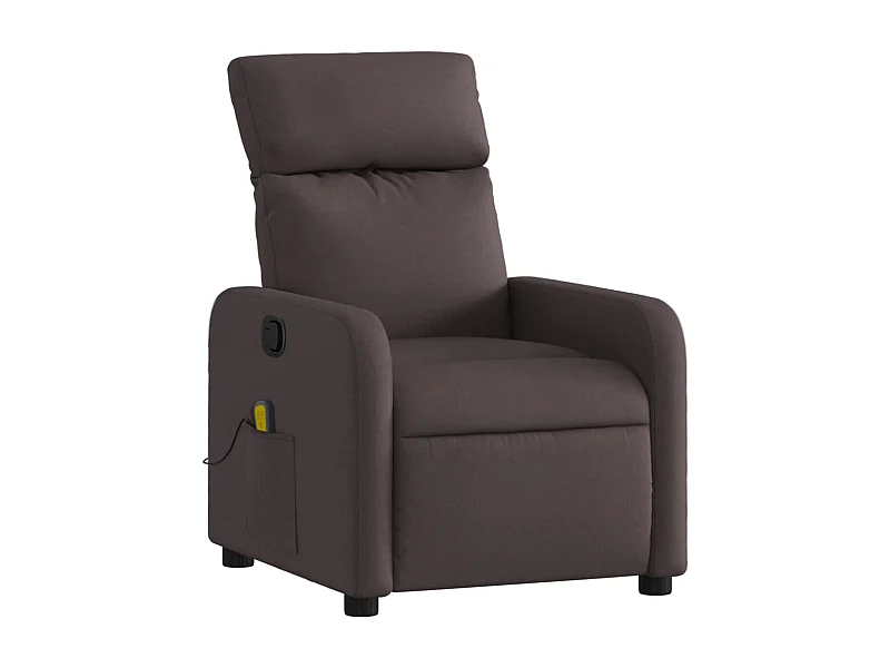Fauteuil de relaxation TV tissu marron 66 x 89.5 x 95.5 cm DEC026989