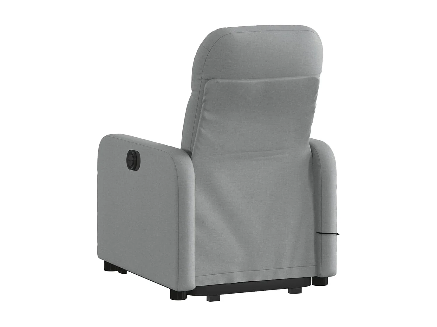 Fauteuil de relaxation TV tissu grise 66 x 89 x 96 cm DEC026929