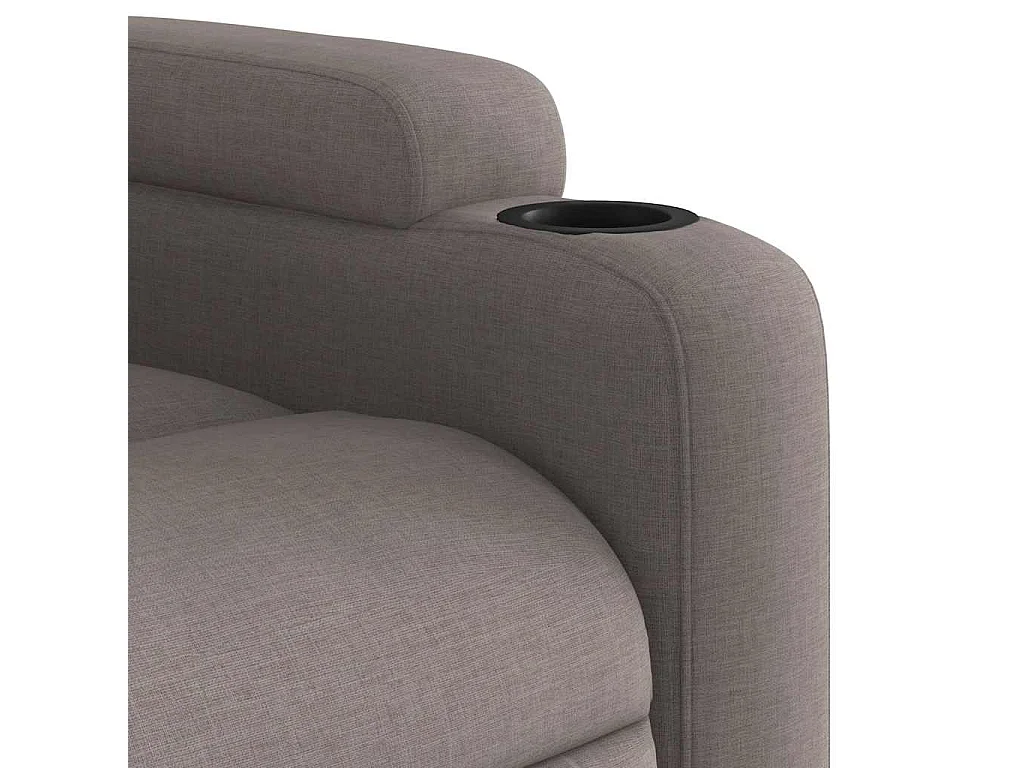 Fauteuil de relaxation TV tissu 74 x 88 x 97 cm DEC027106