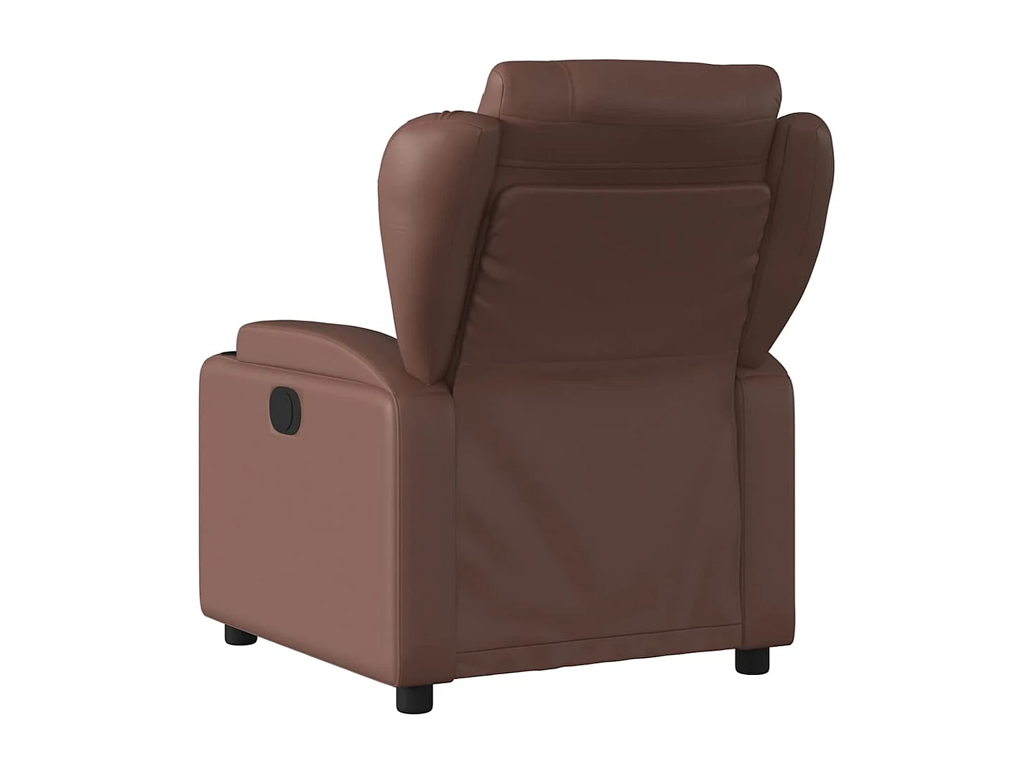 Fauteuil de relaxation TV PVC marron 77 x 94.5 x 100 cm DEC027201