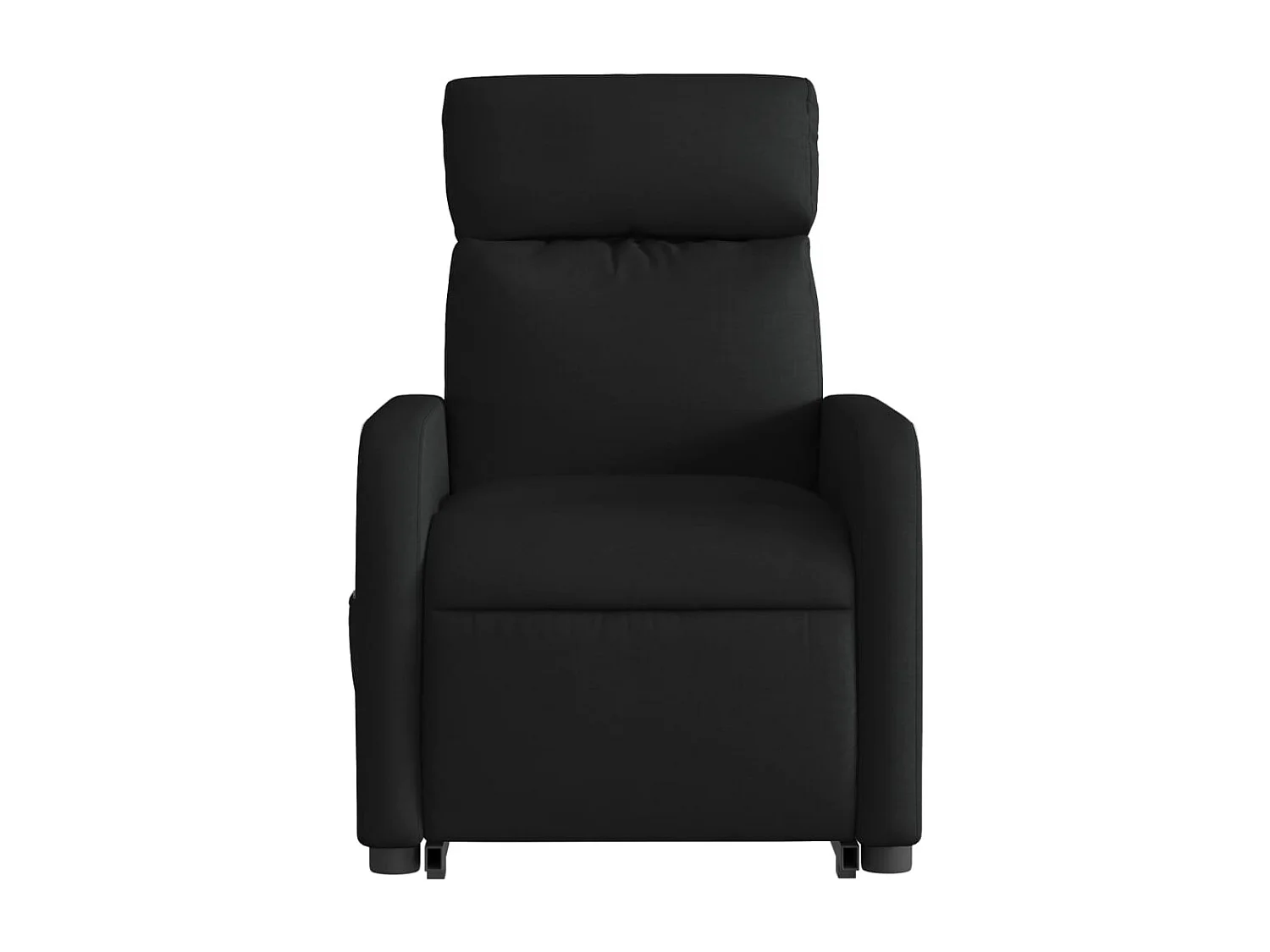 Fauteuil de relaxation fonction tissu noire 66 x 89.5 x 95.5 cm DEC027824