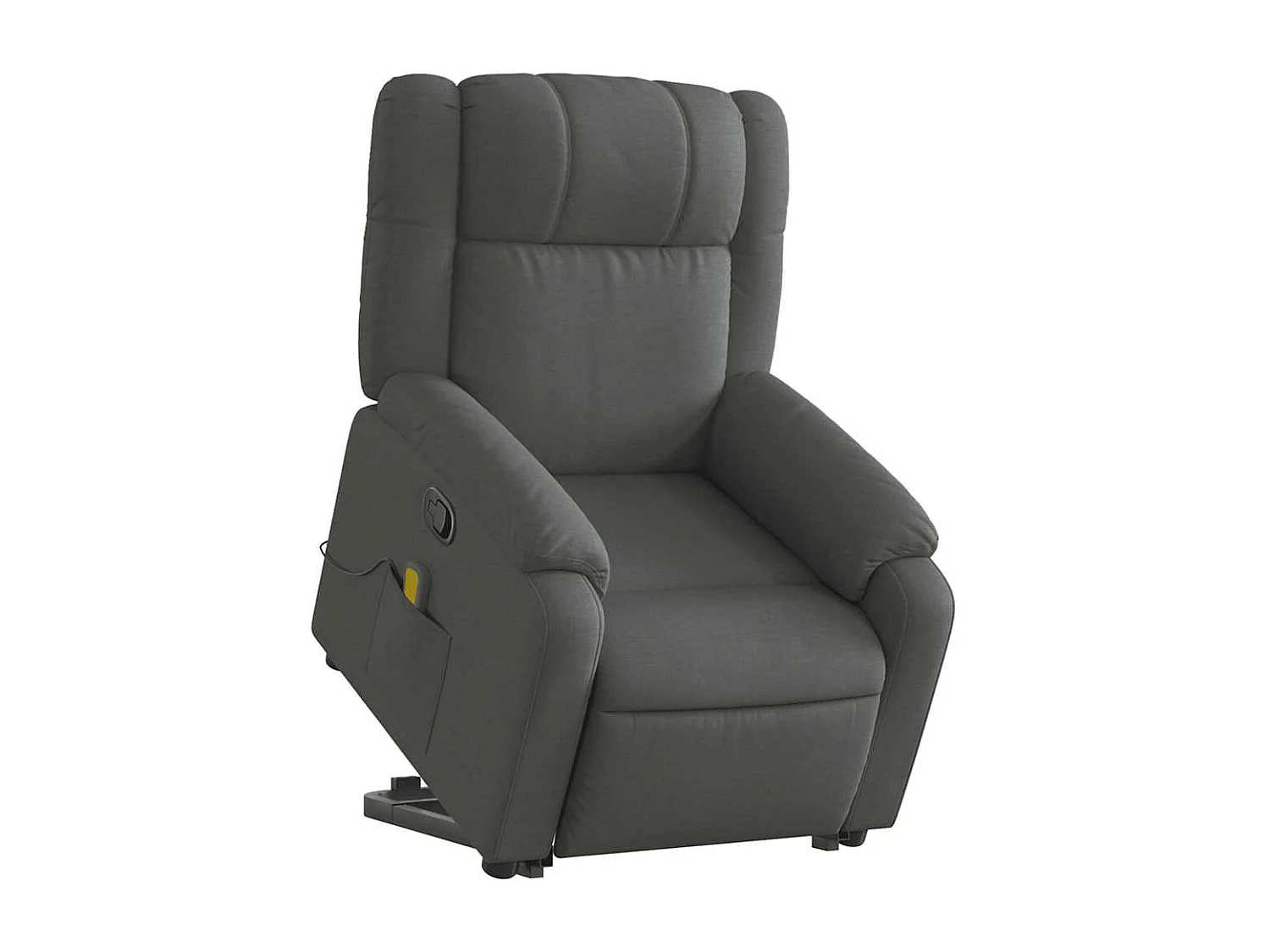 Fauteuil de relaxation TV tissu grise 77 x 95 x 99 cm DEC026937