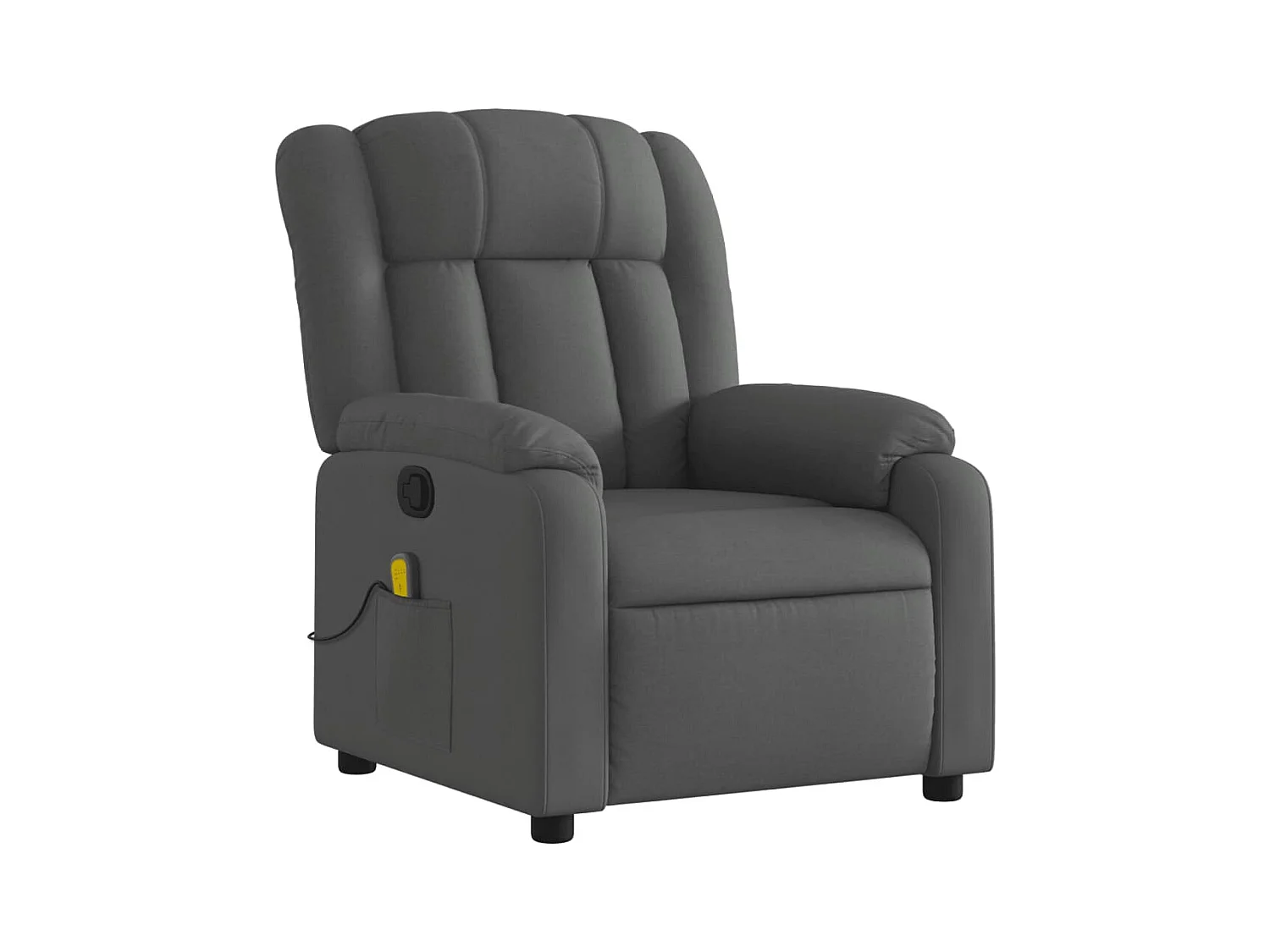 Fauteuil de relaxation TV tissu grise 78 x 92 x 98 cm DEC026961