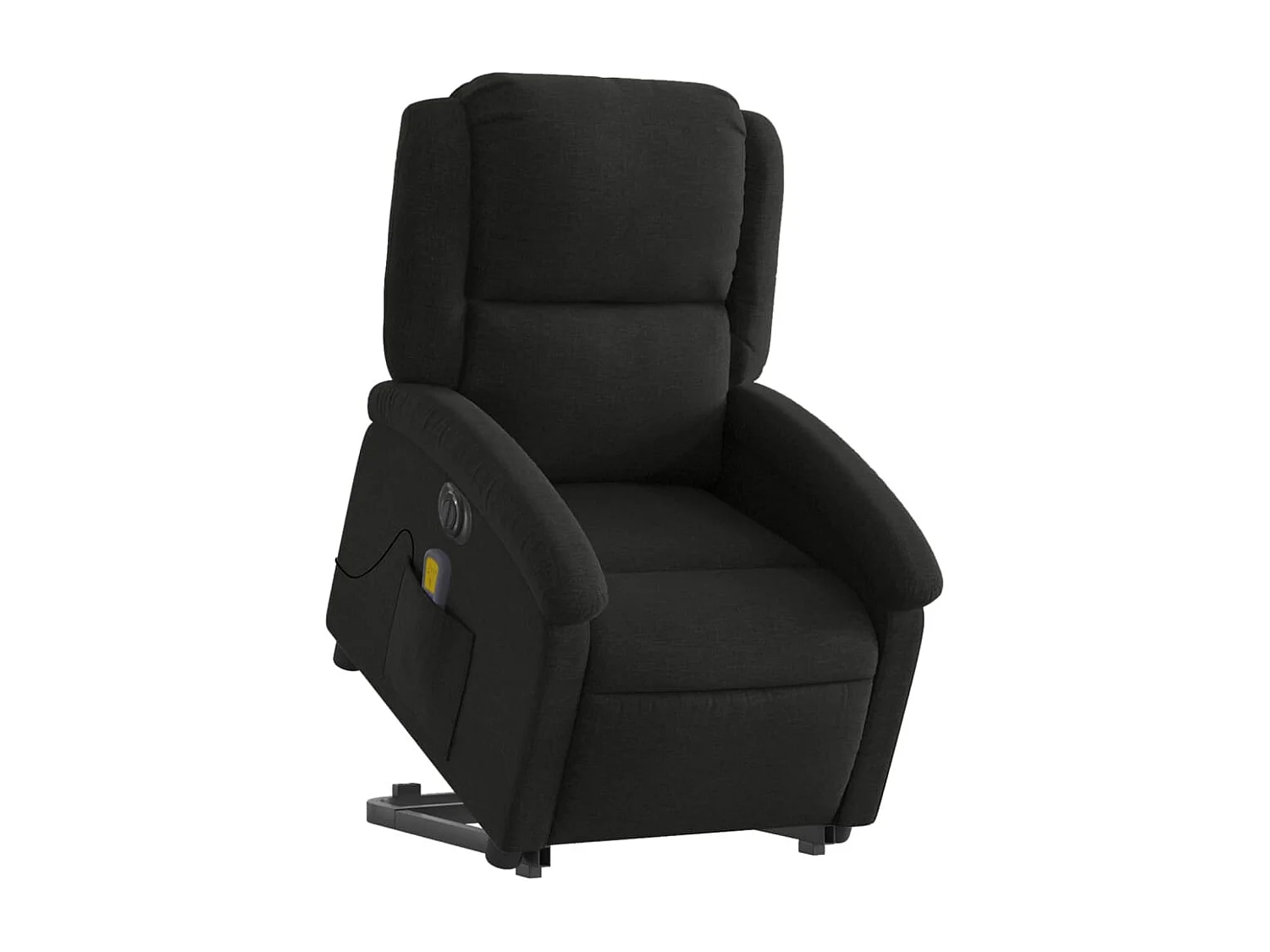 Fauteuil de relaxation fonction tissu noire 71 x 86.5 x 99.5 cm DEC027821
