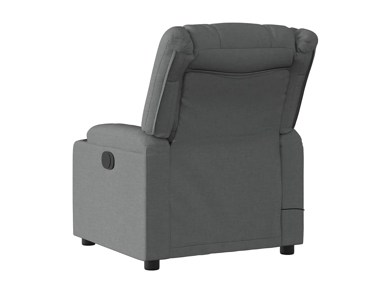 Fauteuil de relaxation TV tissu grise 77 x 93 x 99 cm DEC026940
