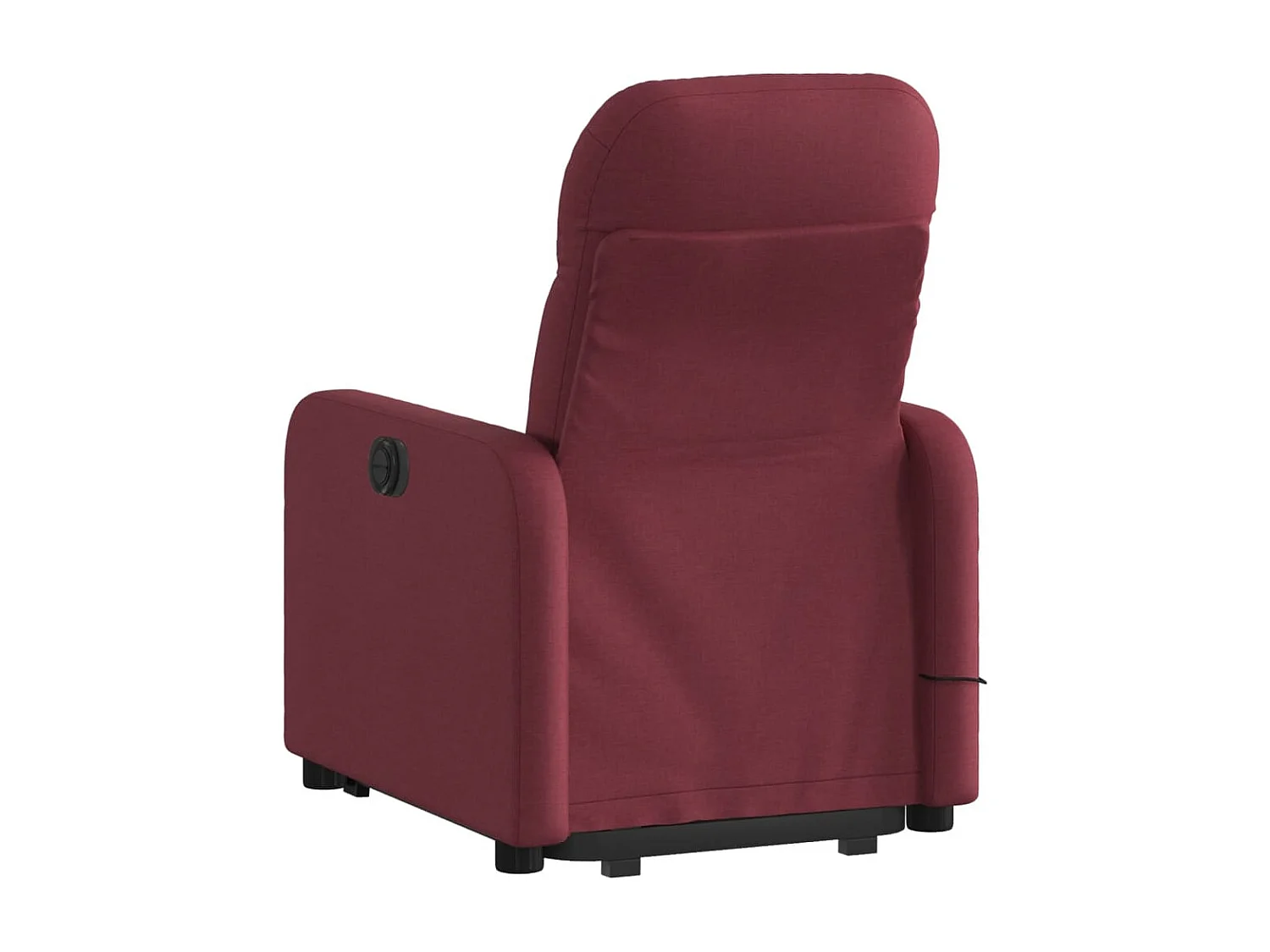Fauteuil de relaxation fonction tissu bordeaux 66 x 89 x 96 cm DEC027851