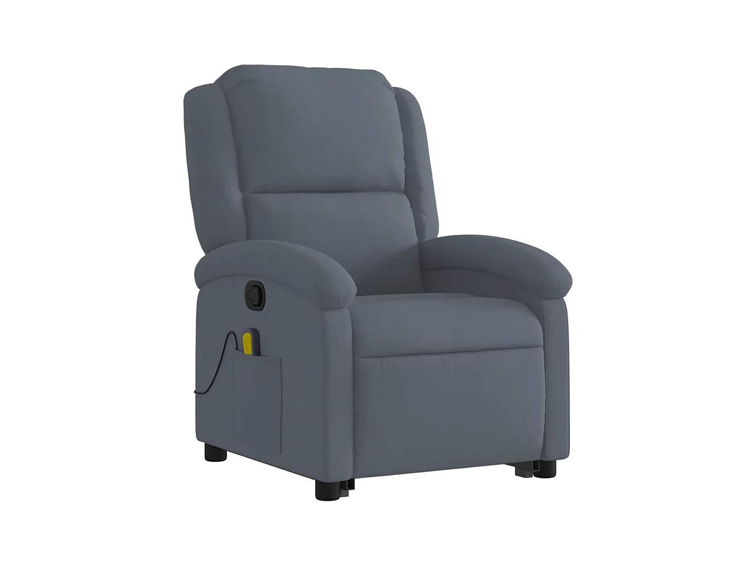 Fauteuil de relaxation TV grise 71 x 86.5 x 99.5 cm DEC026968
