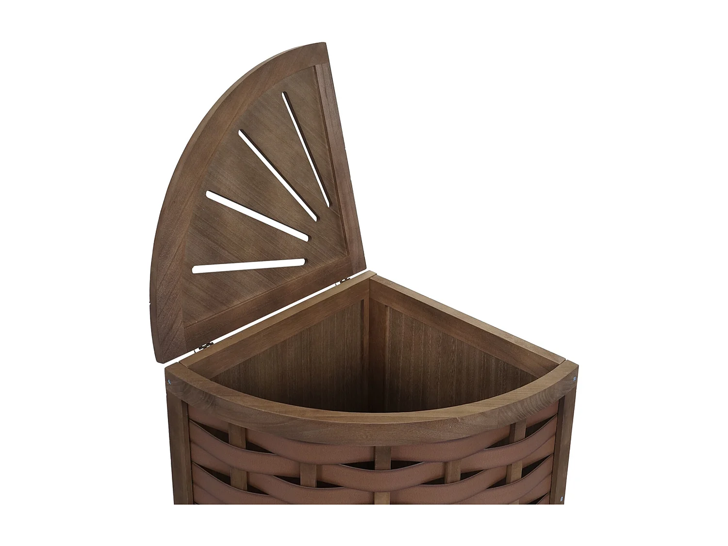 Panier à linge d'angle MCW-H87,  brun