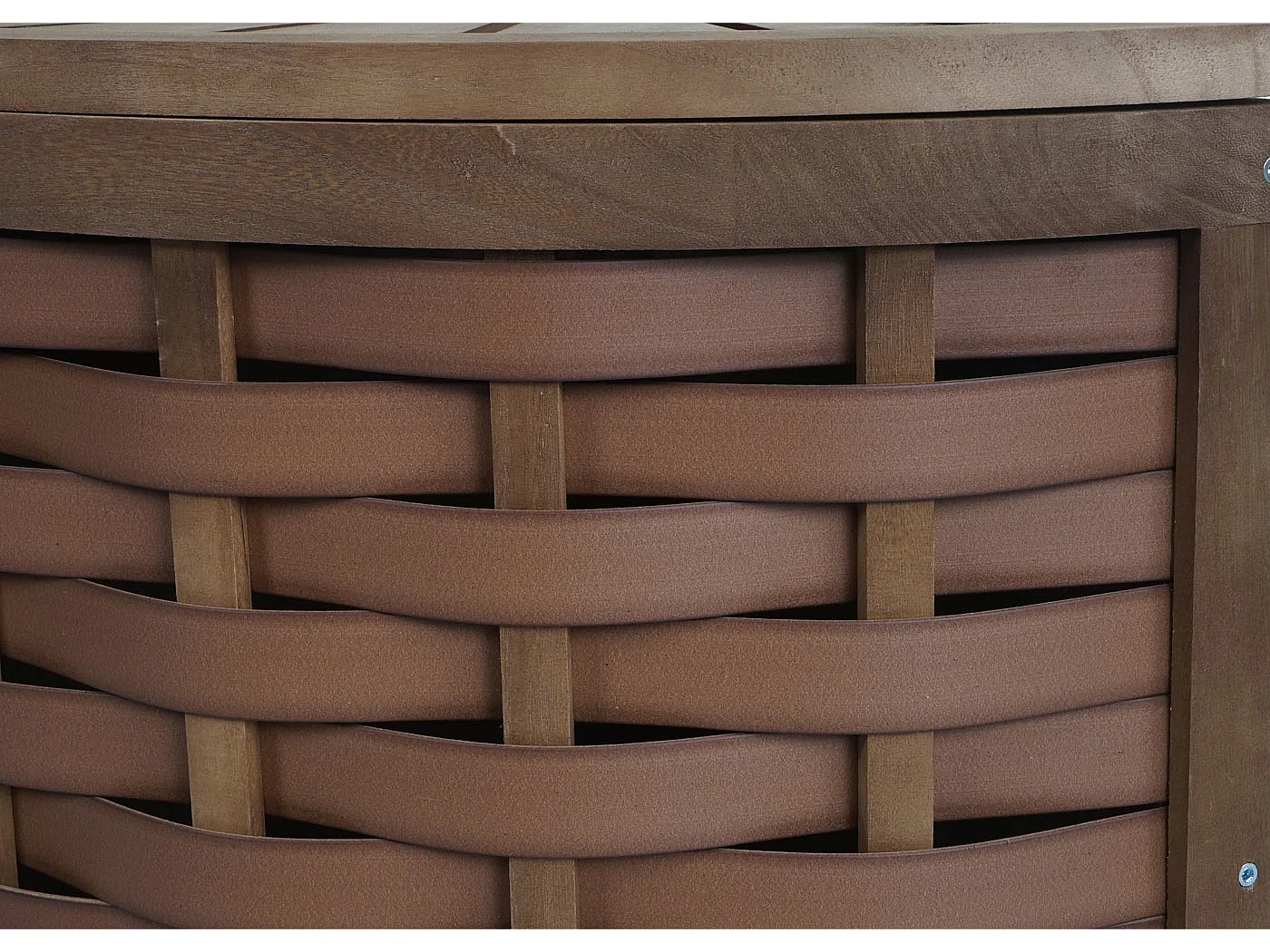 Panier à linge d'angle MCW-H87,  brun