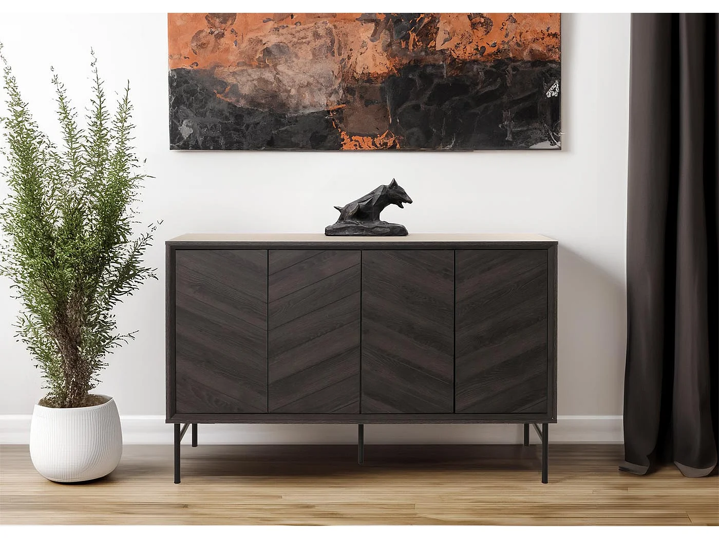 Buffet MCW-M50,  gris foncé