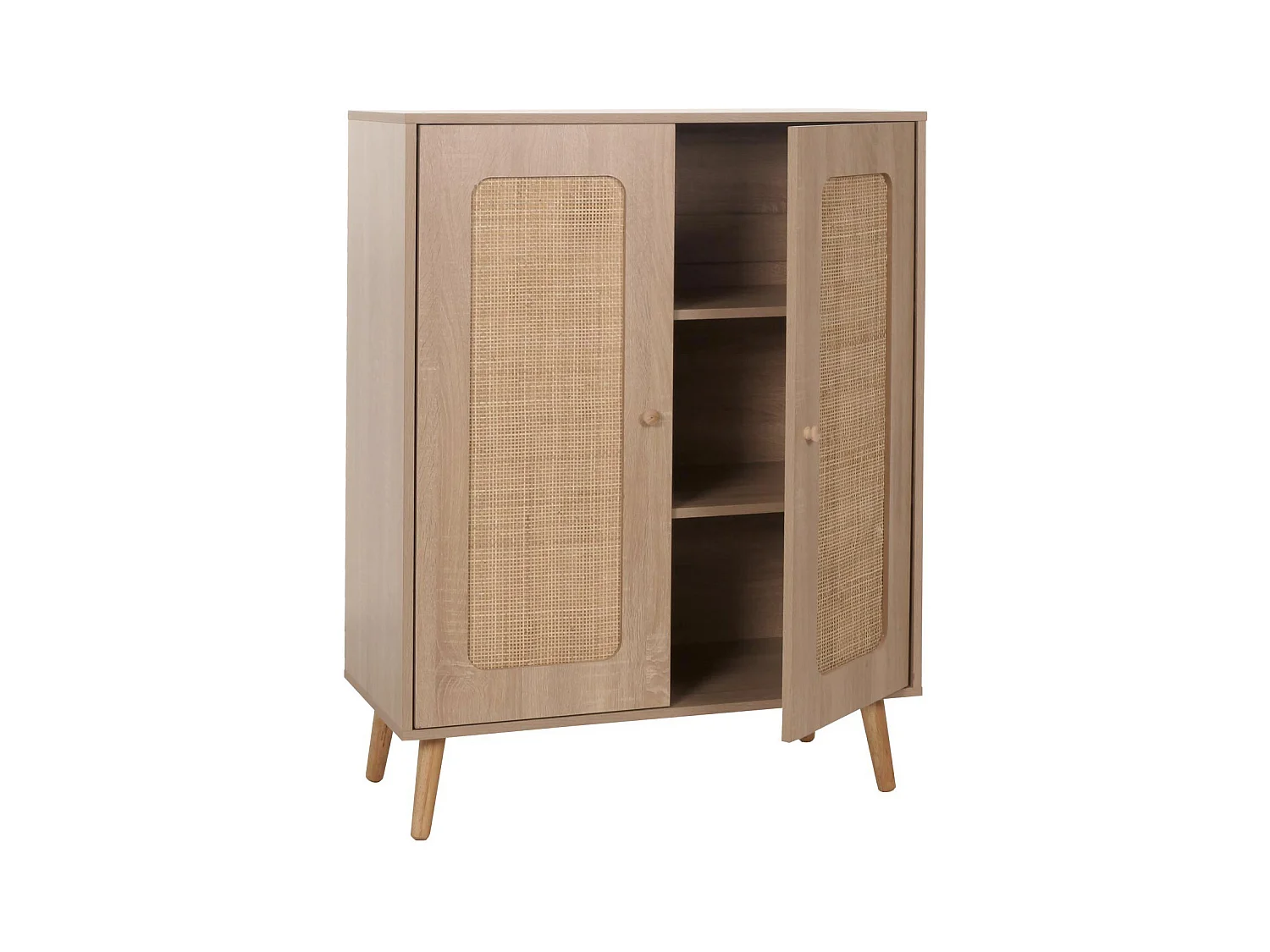 Buffet haut MCW-M38,  aspect chêne