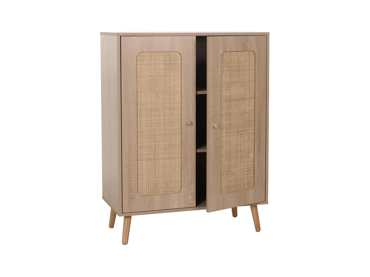 Buffet haut MCW-M38,  aspect chêne