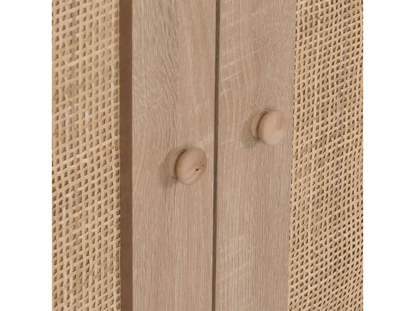 Highboard MCW-M38,  Oak Finish