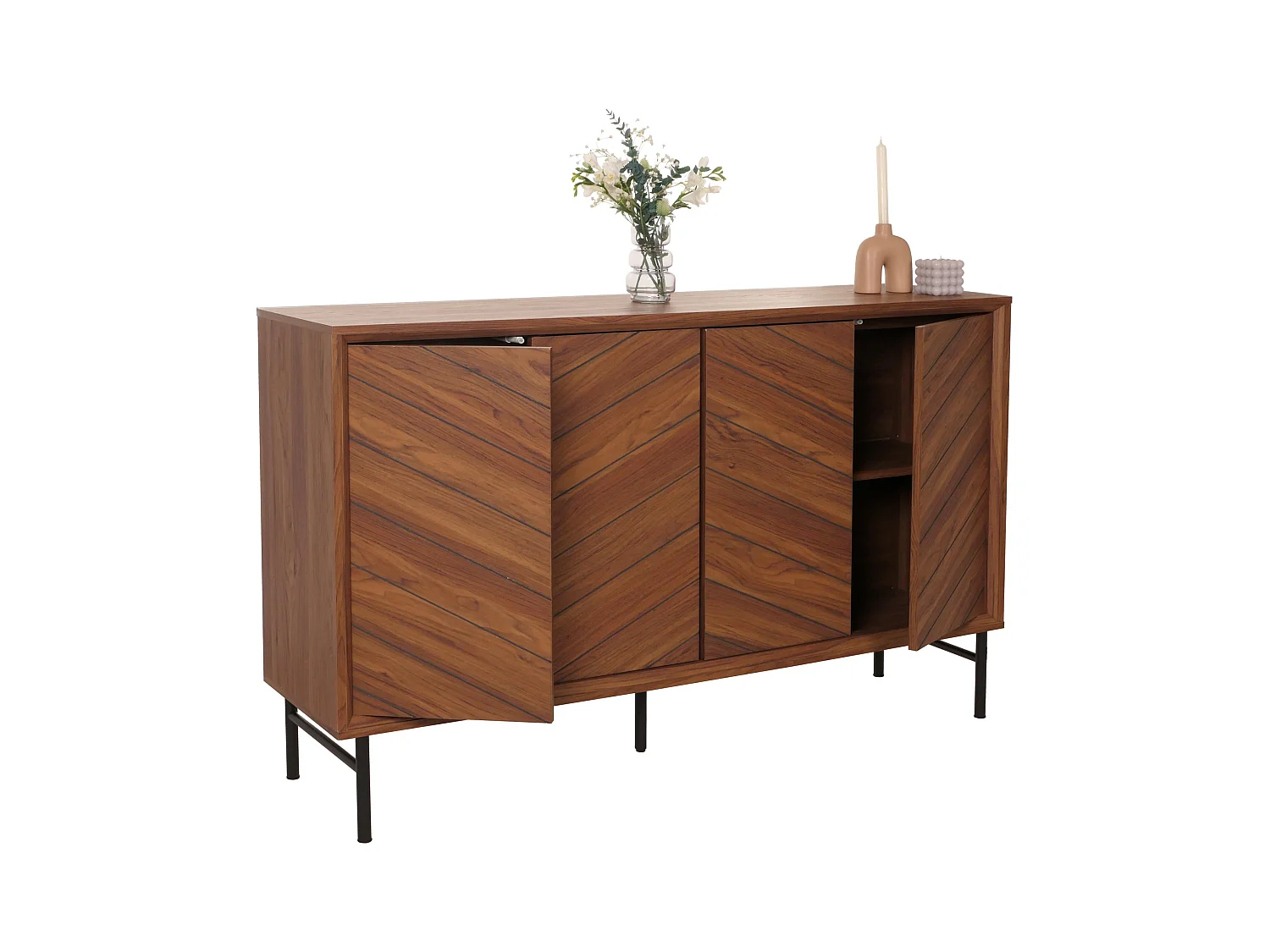 Kredens MCW-M50,  brązowy