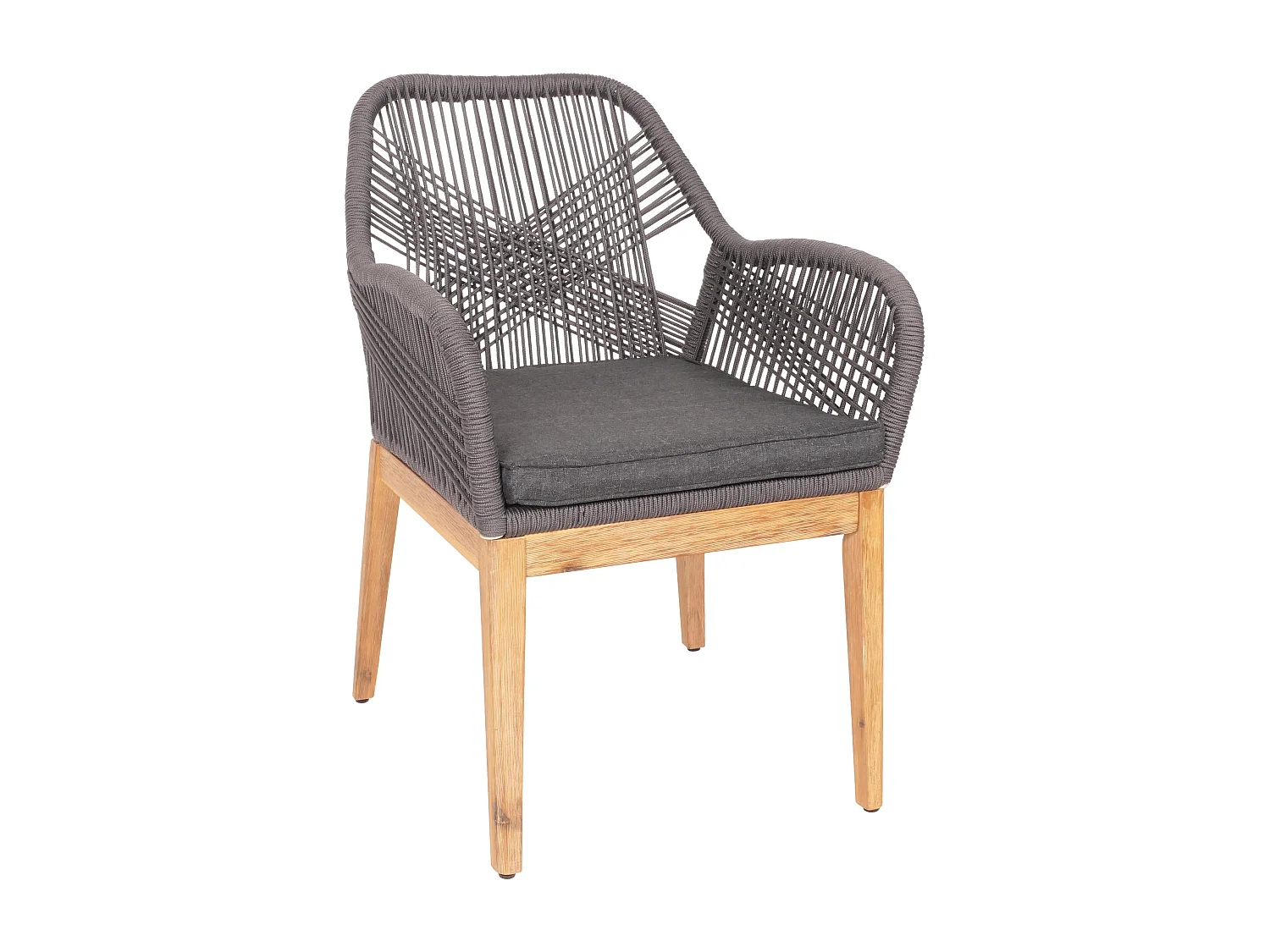 Chaise de jardin MCW-H56b,  gris coussin anthracite