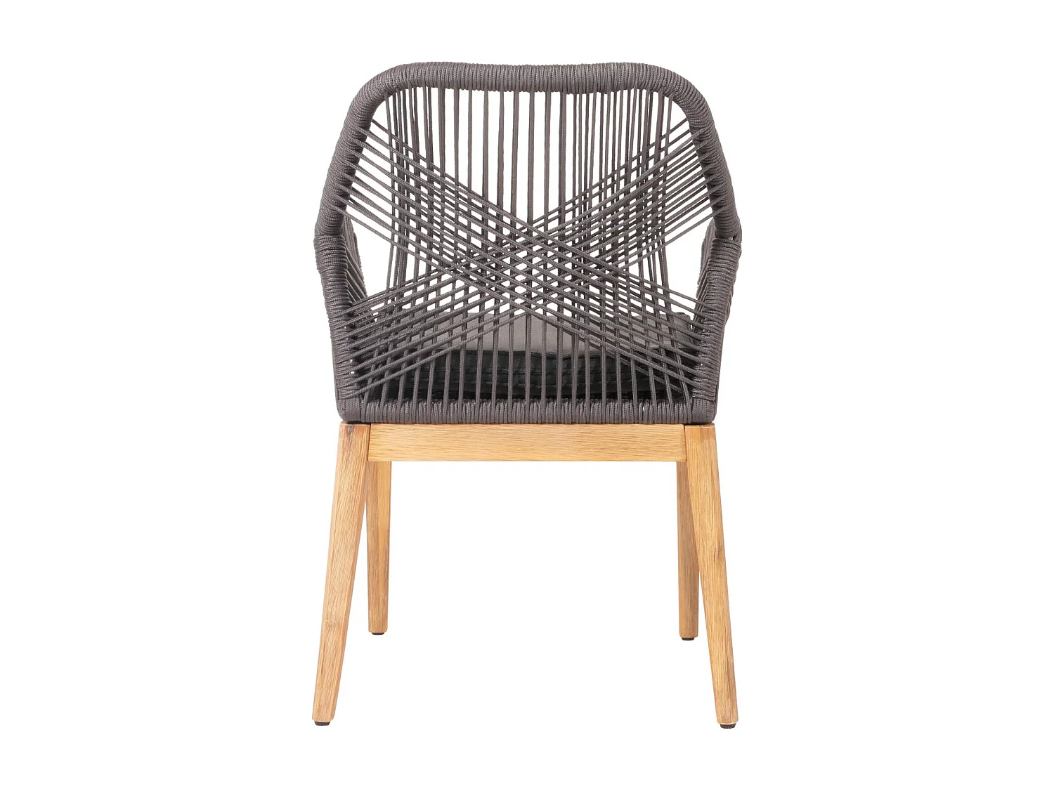 Tuinstoel MCW-H56b,  grijs kussen antraciet