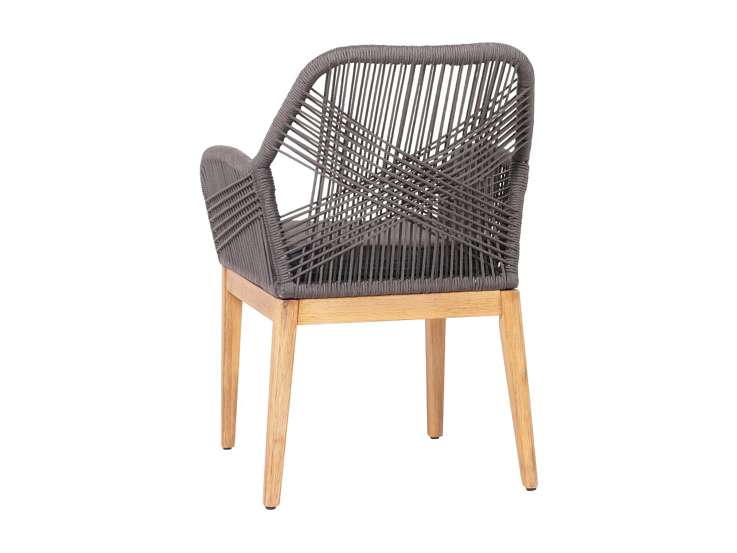 Tuinstoel MCW-H56b,  grijs kussen antraciet