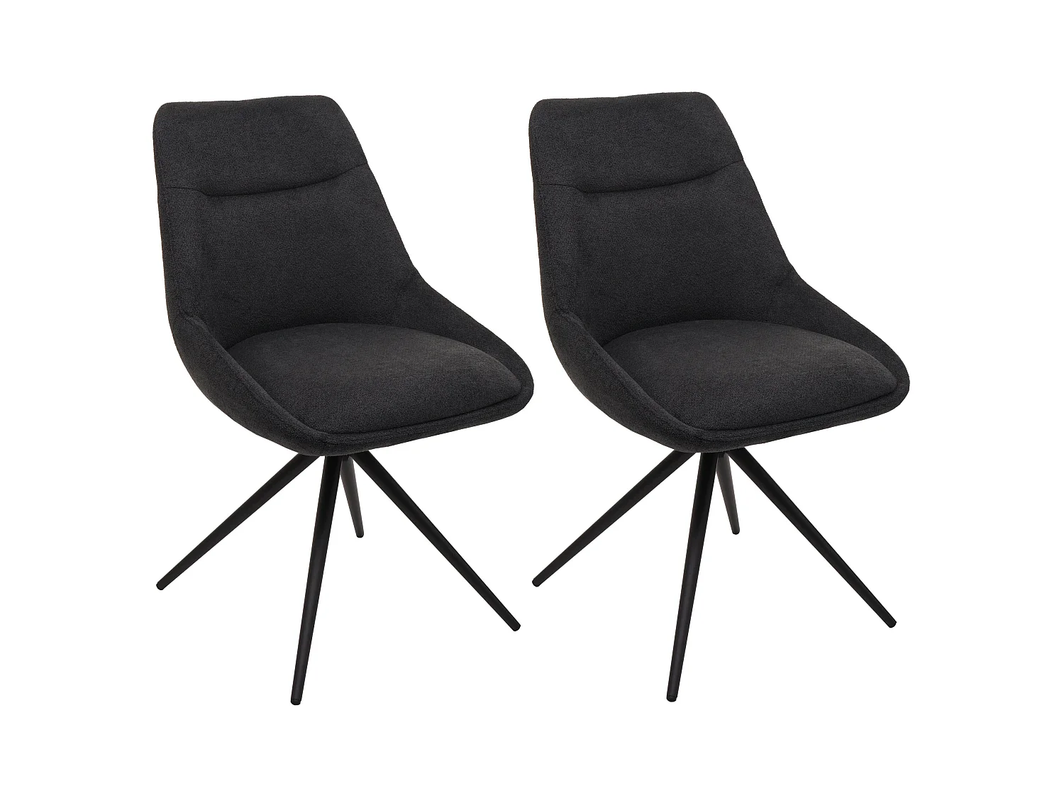 Esszimmerstuhl MCW-M65, Anthrazit