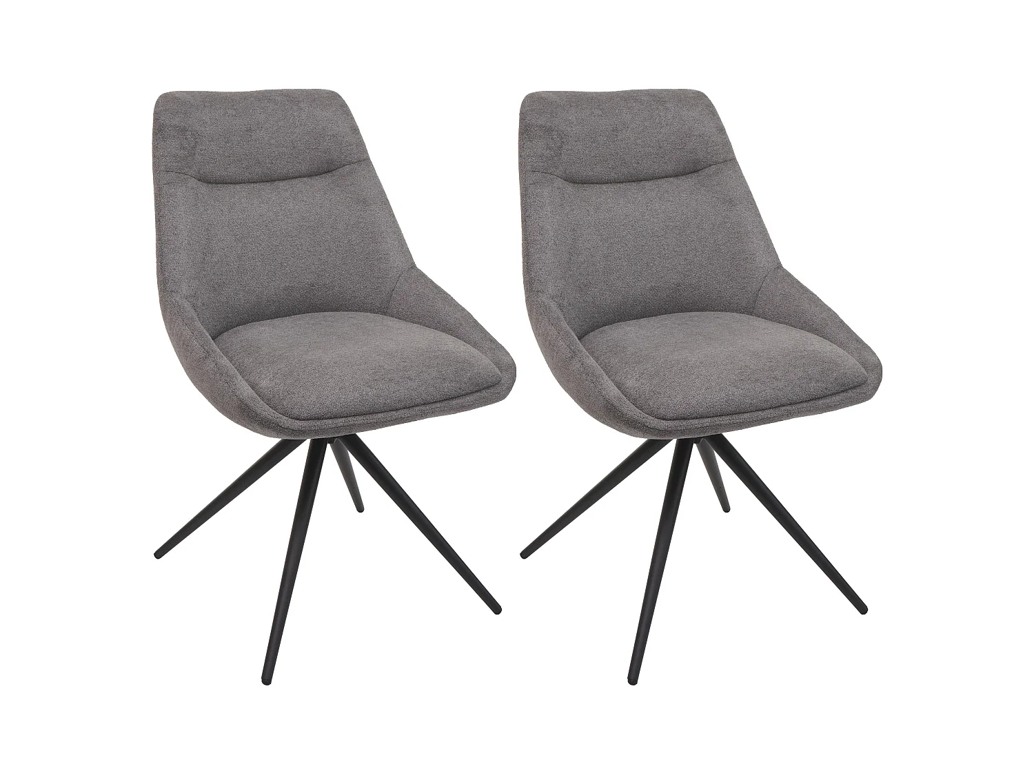 Esszimmerstuhl MCW-M65, Grau