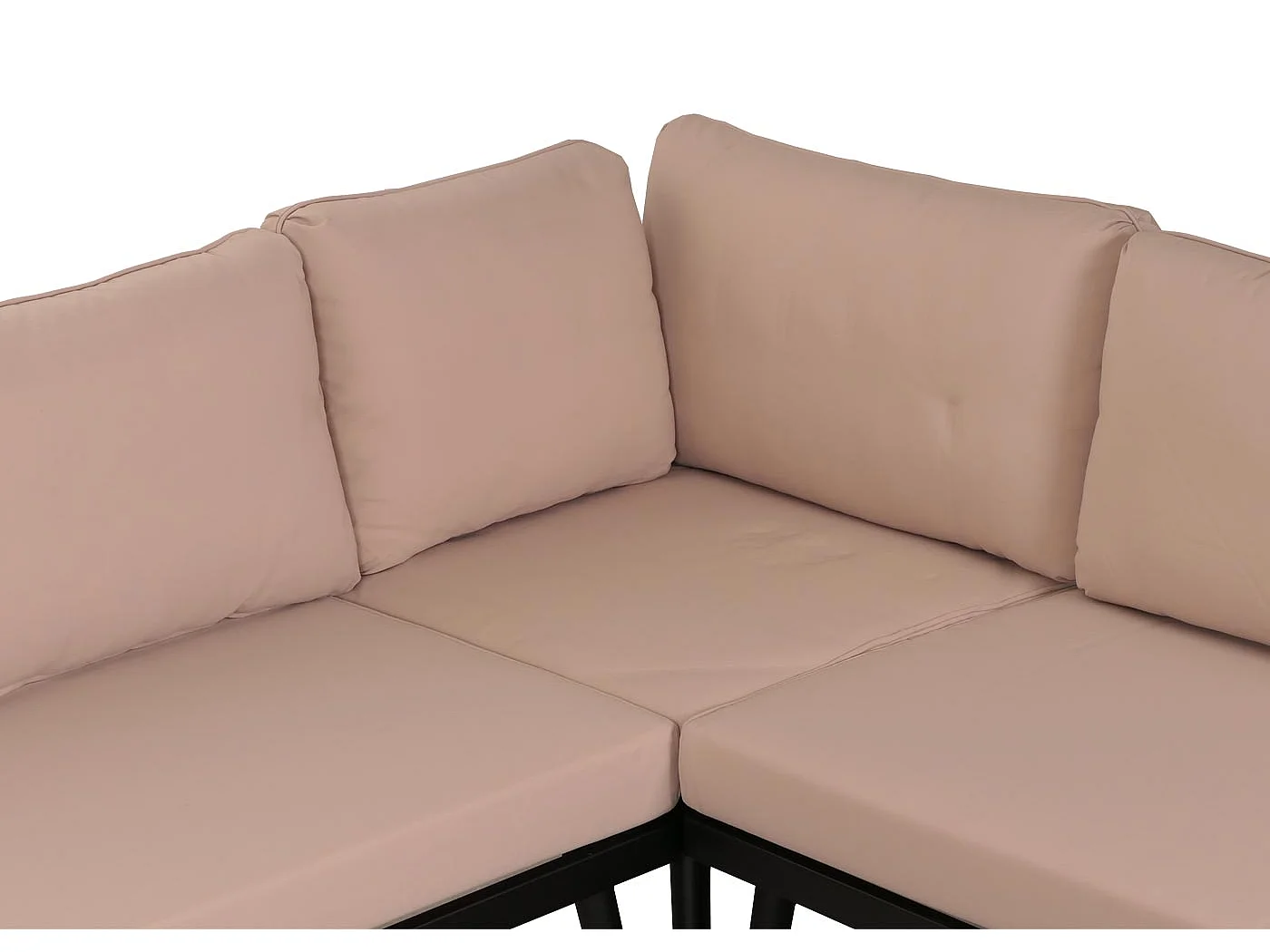 Garten-Garnitur MCW-H54c, Hellbraun, Kissen beige