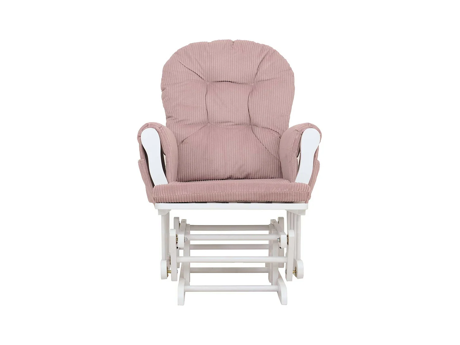Fauteuil de relaxation MCW-C76,  rose Bâti blanc