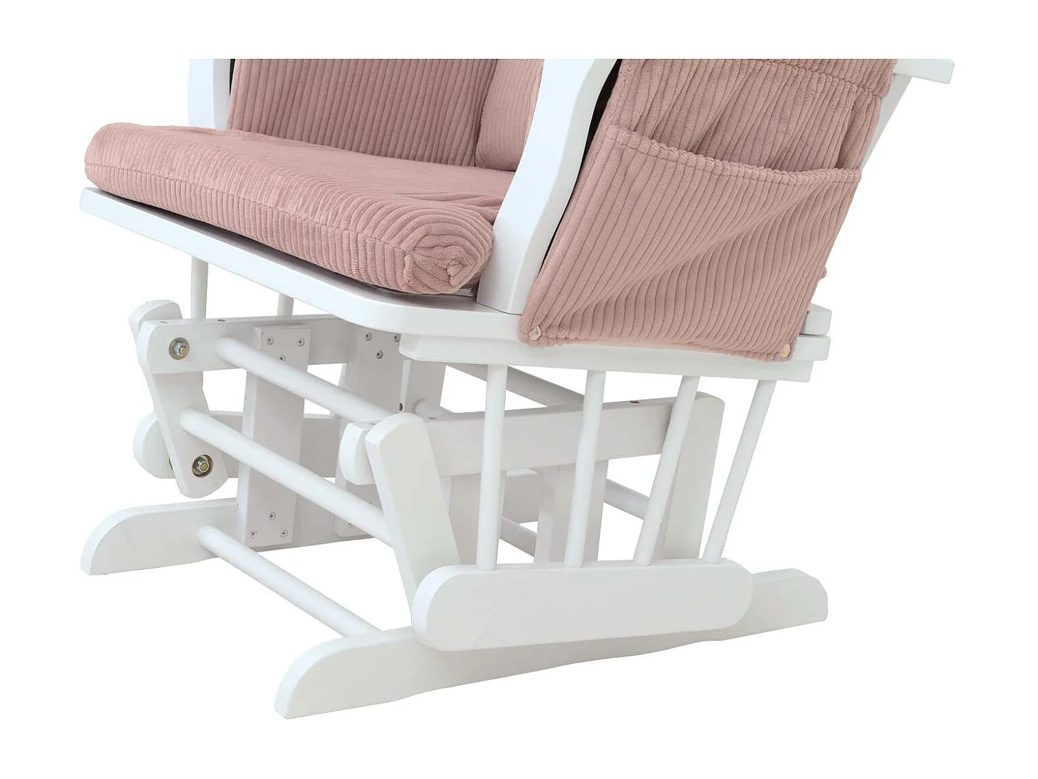 Relaxsessel MCW-C76, Rosa Gestell weiß