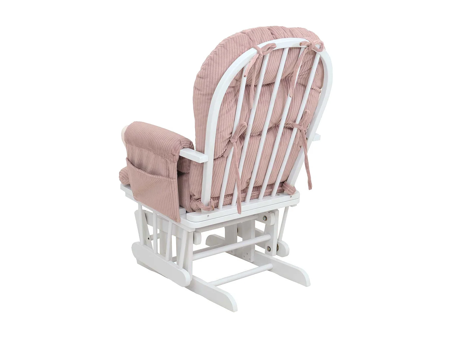 Relaxsessel MCW-C76, Rosa Gestell weiß