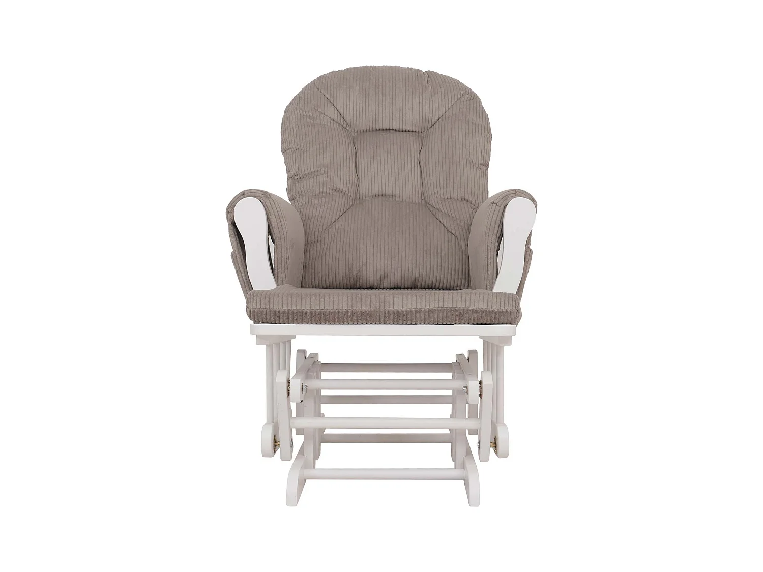 Fauteuil de relaxation MCW-C76,  gris clair Bâti blanc