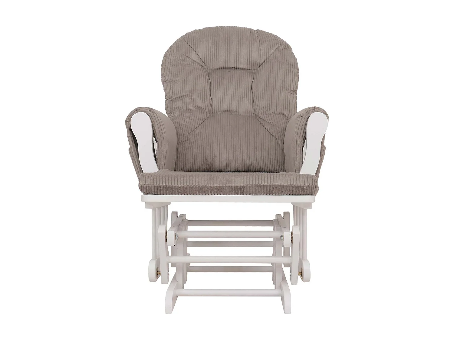 Fauteuil de relaxation MCW-C76,  gris clair Bâti blanc