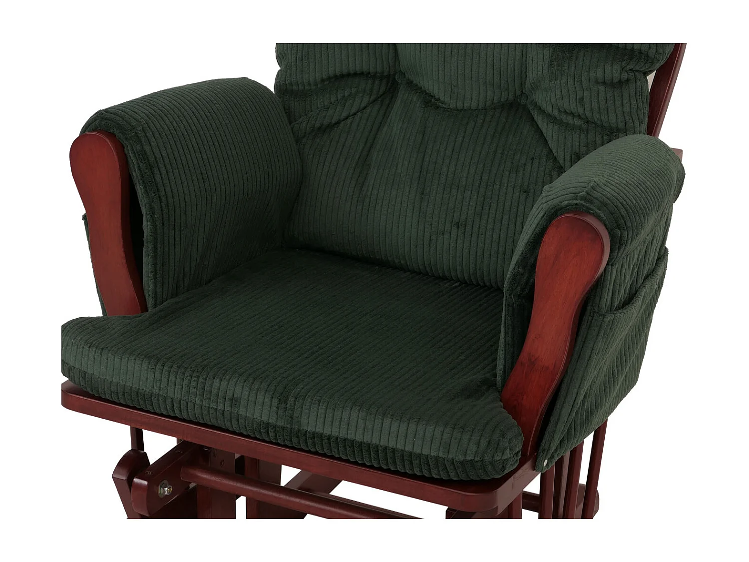 Fauteuil de relaxation MCW-C76,  vert Bâti foncé