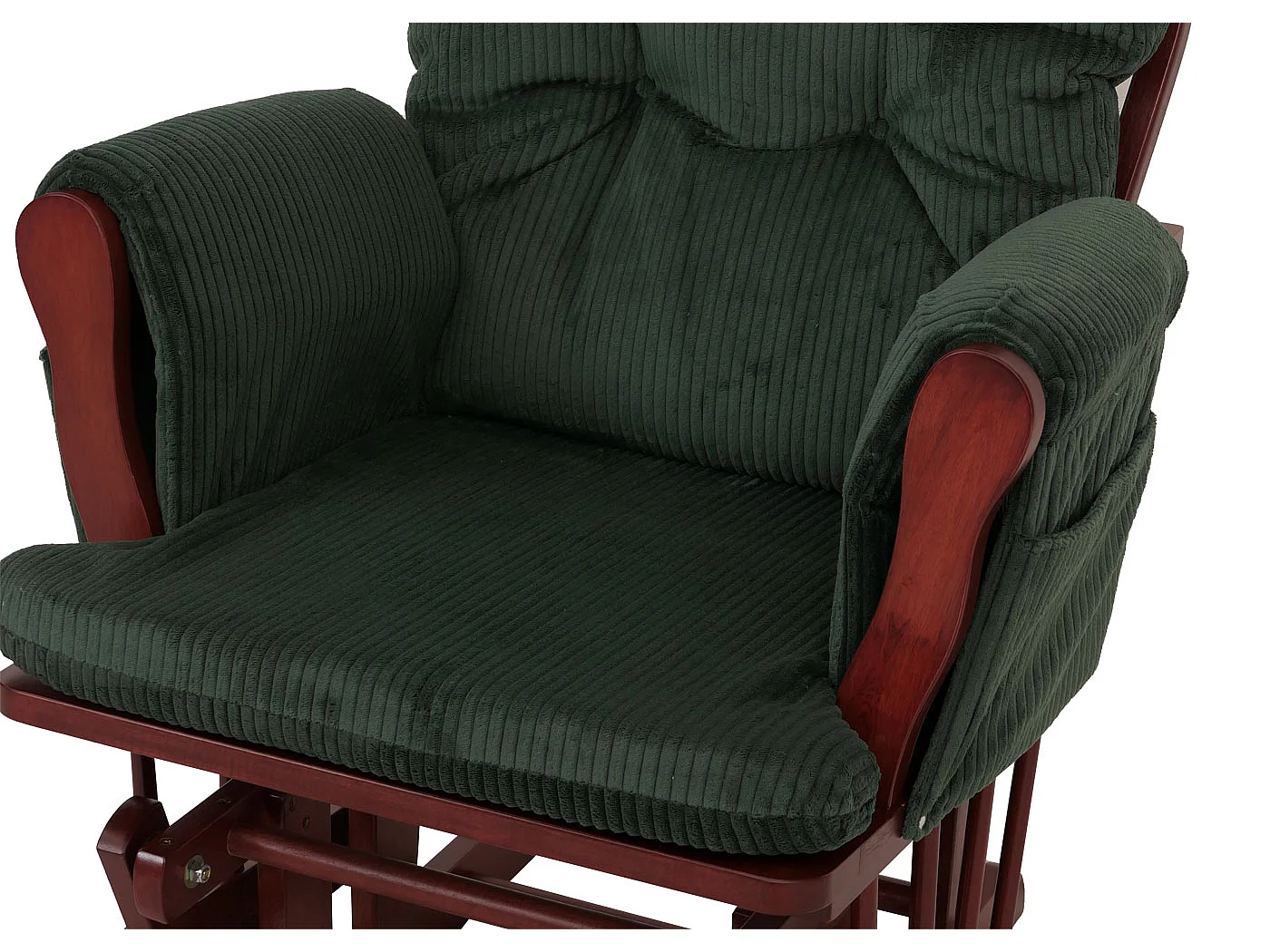 Fauteuil de relaxation MCW-C76,  vert Bâti foncé