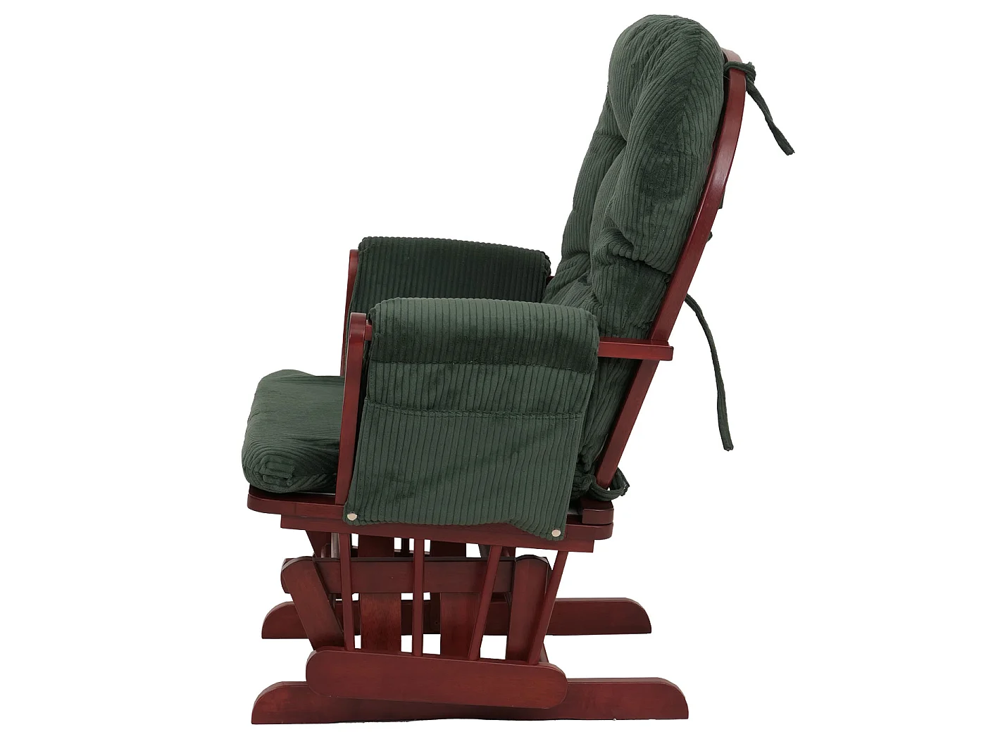 Fauteuil de relaxation MCW-C76,  vert Bâti foncé