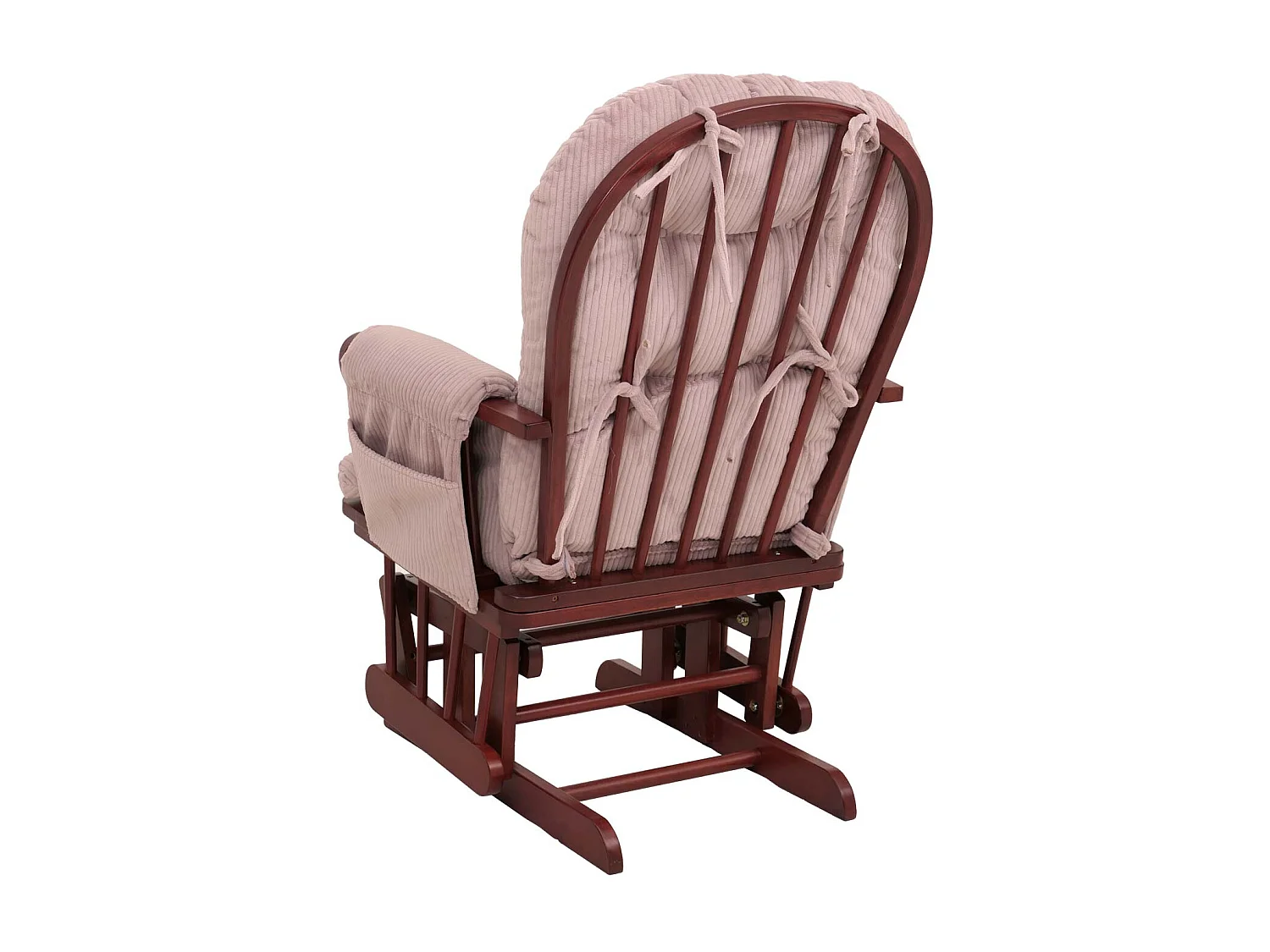 Fauteuil de relaxation MCW-C76,  rose Bâti foncé