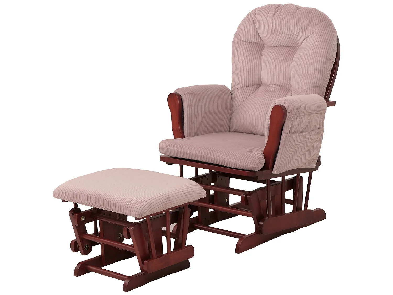 Leżanka MCW-C76,  różowy ciemny stelaż