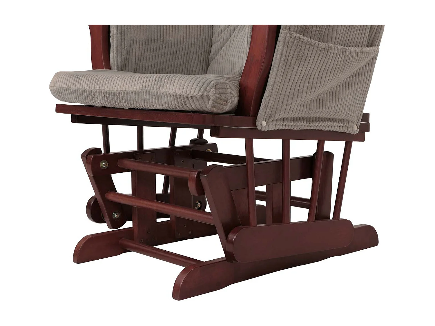 Fauteuil de relaxation MCW-C76,  gris clair Bâti foncé