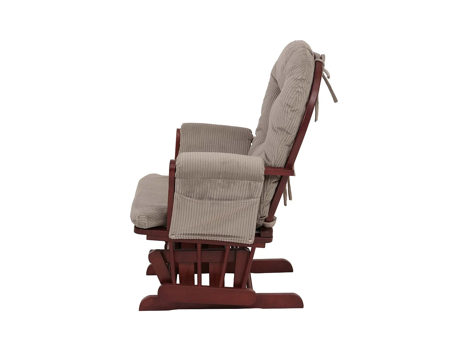 Fauteuil de relaxation MCW-C76,  gris clair Bâti foncé