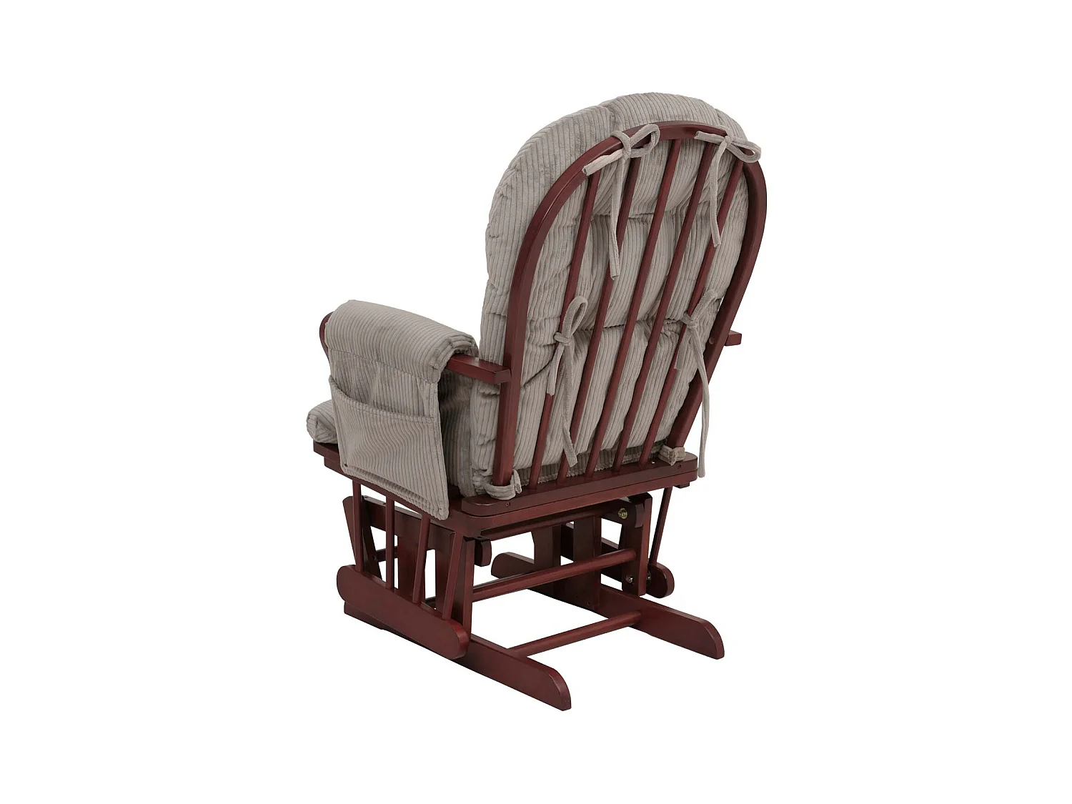 Fauteuil de relaxation MCW-C76,  gris clair Bâti foncé