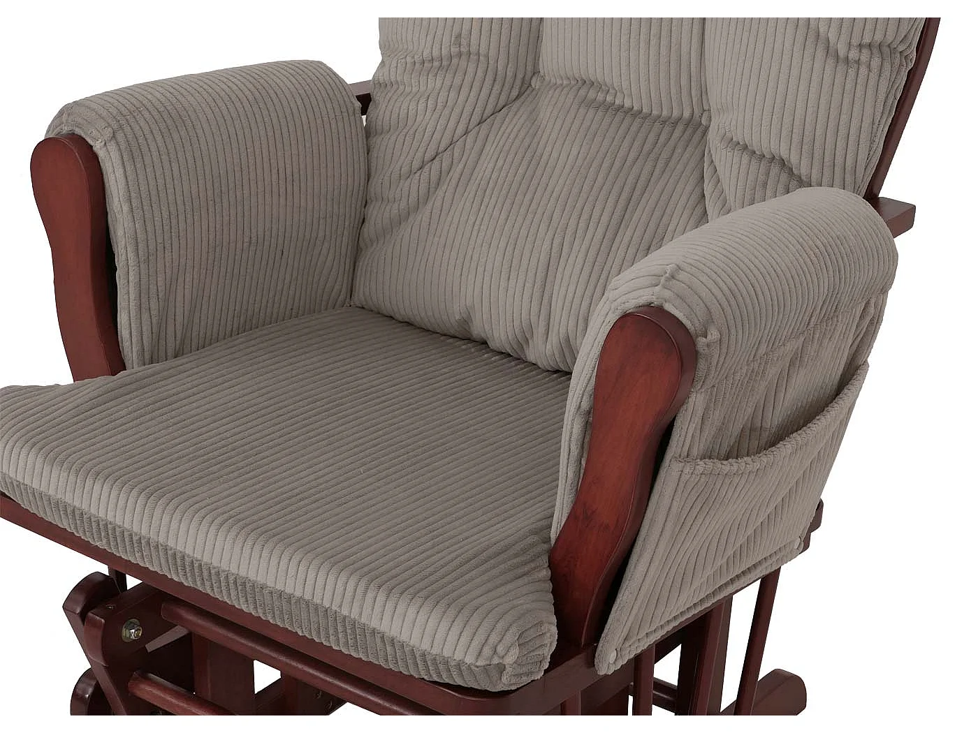 Relaxsessel MCW-C76, Hellgrau Gestell dunkel