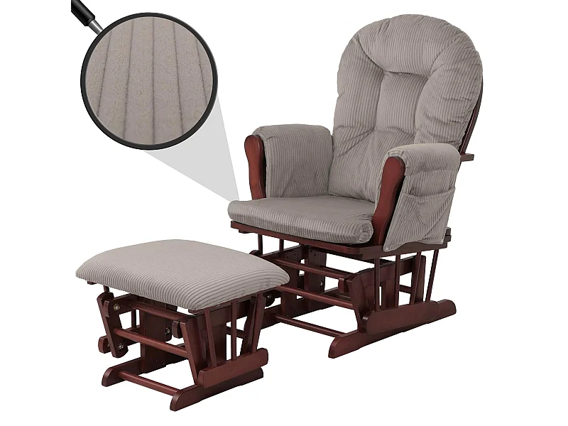 Relaxsessel MCW-C76, Hellgrau Gestell dunkel