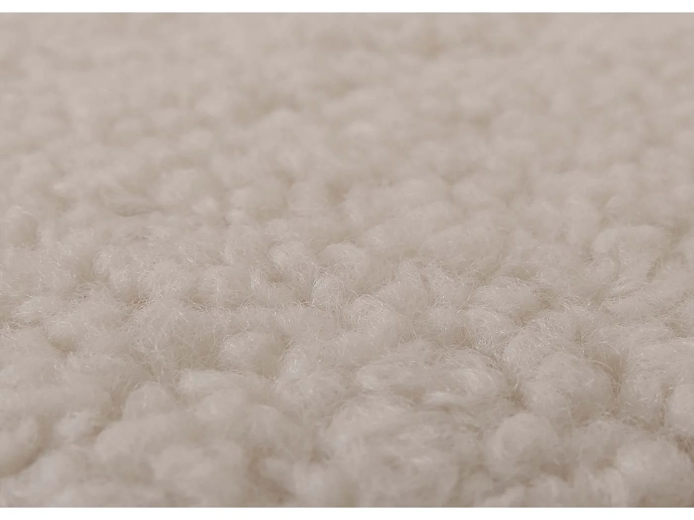 Fauteuil de relaxation MCW-C76,  crème Bâti blanc