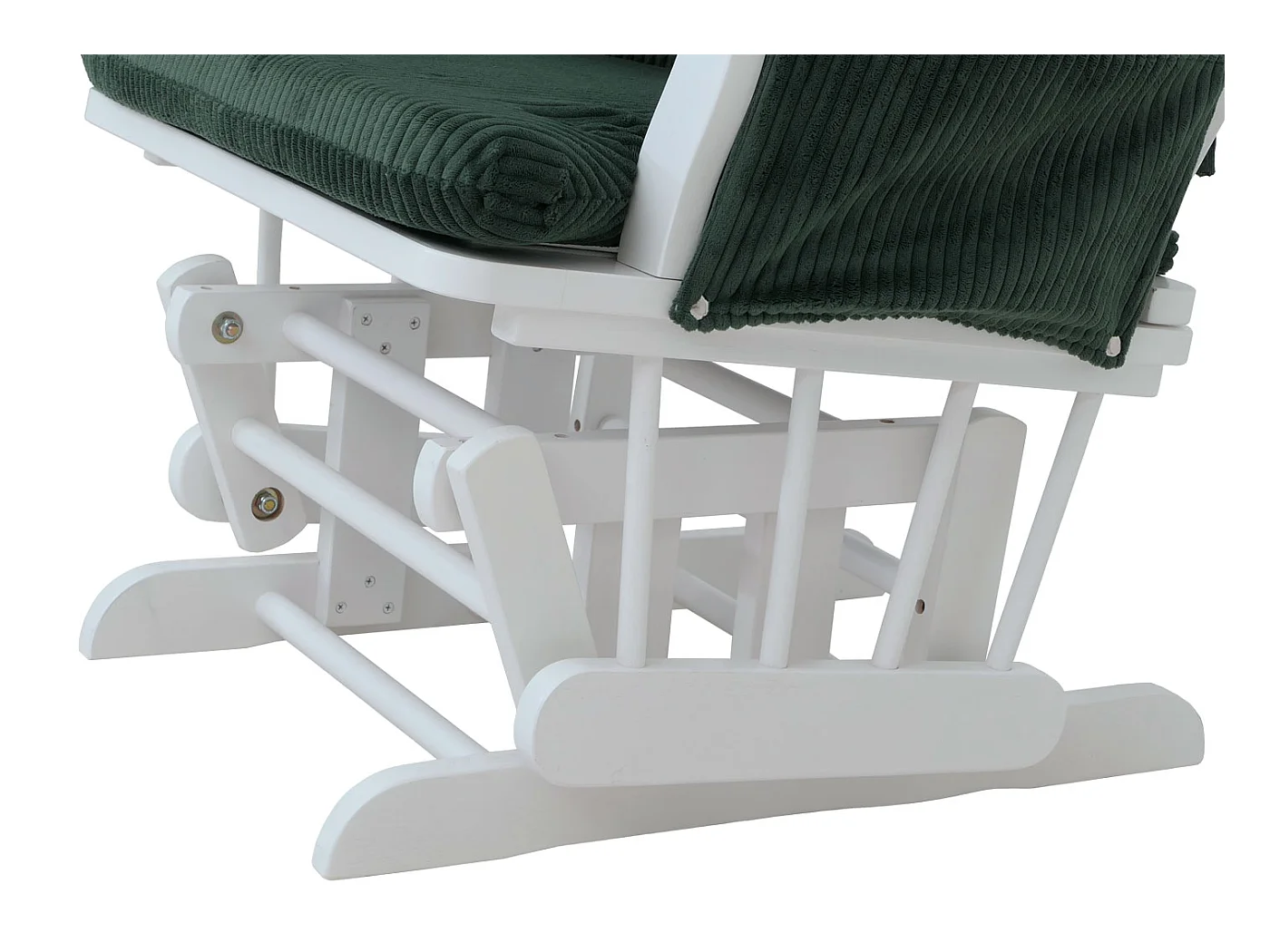 Fauteuil de relaxation MCW-C76,  vert Bâti blanc