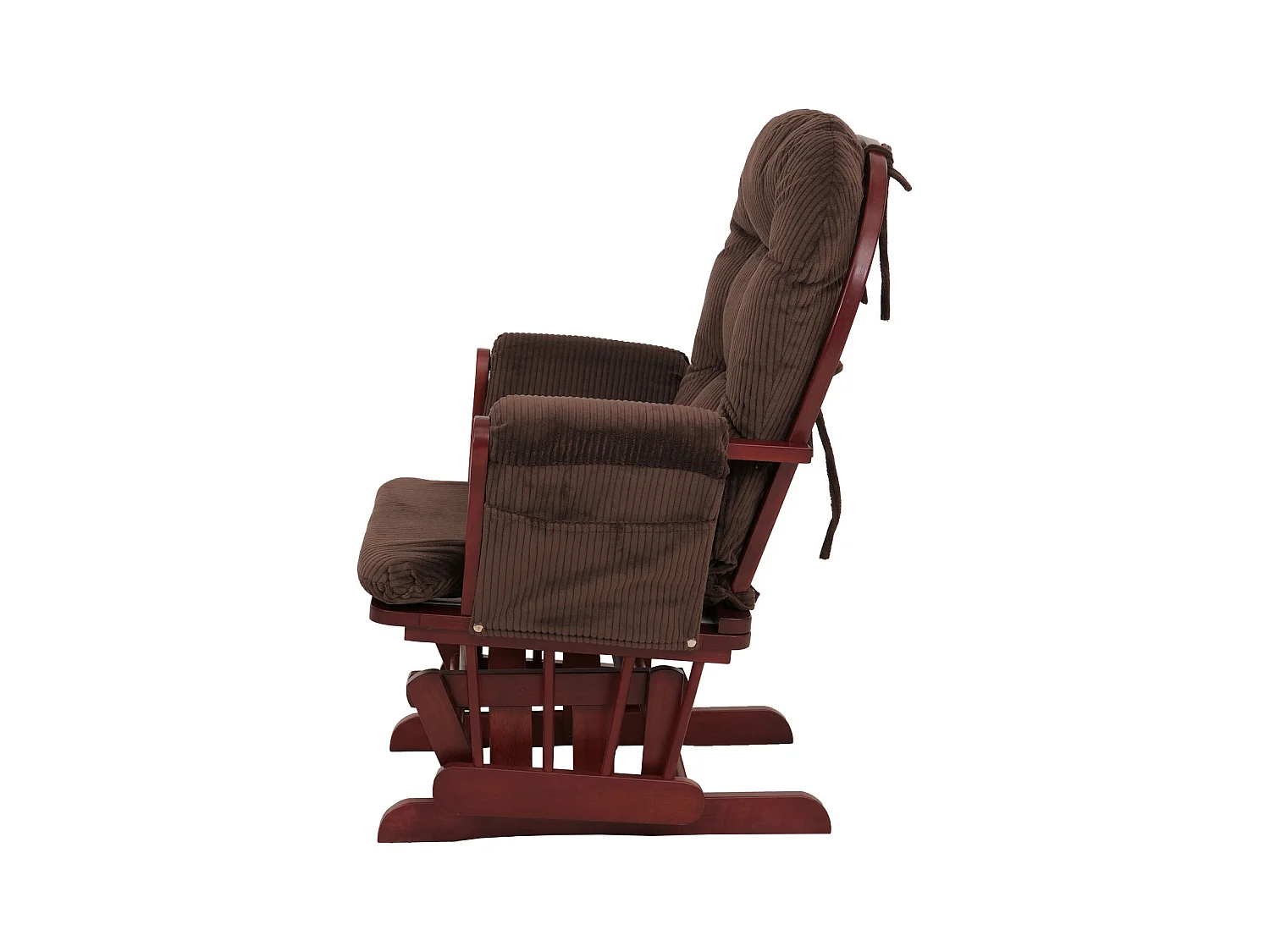 Fauteuil de relaxation MCW-C76,  brun Bâti foncé