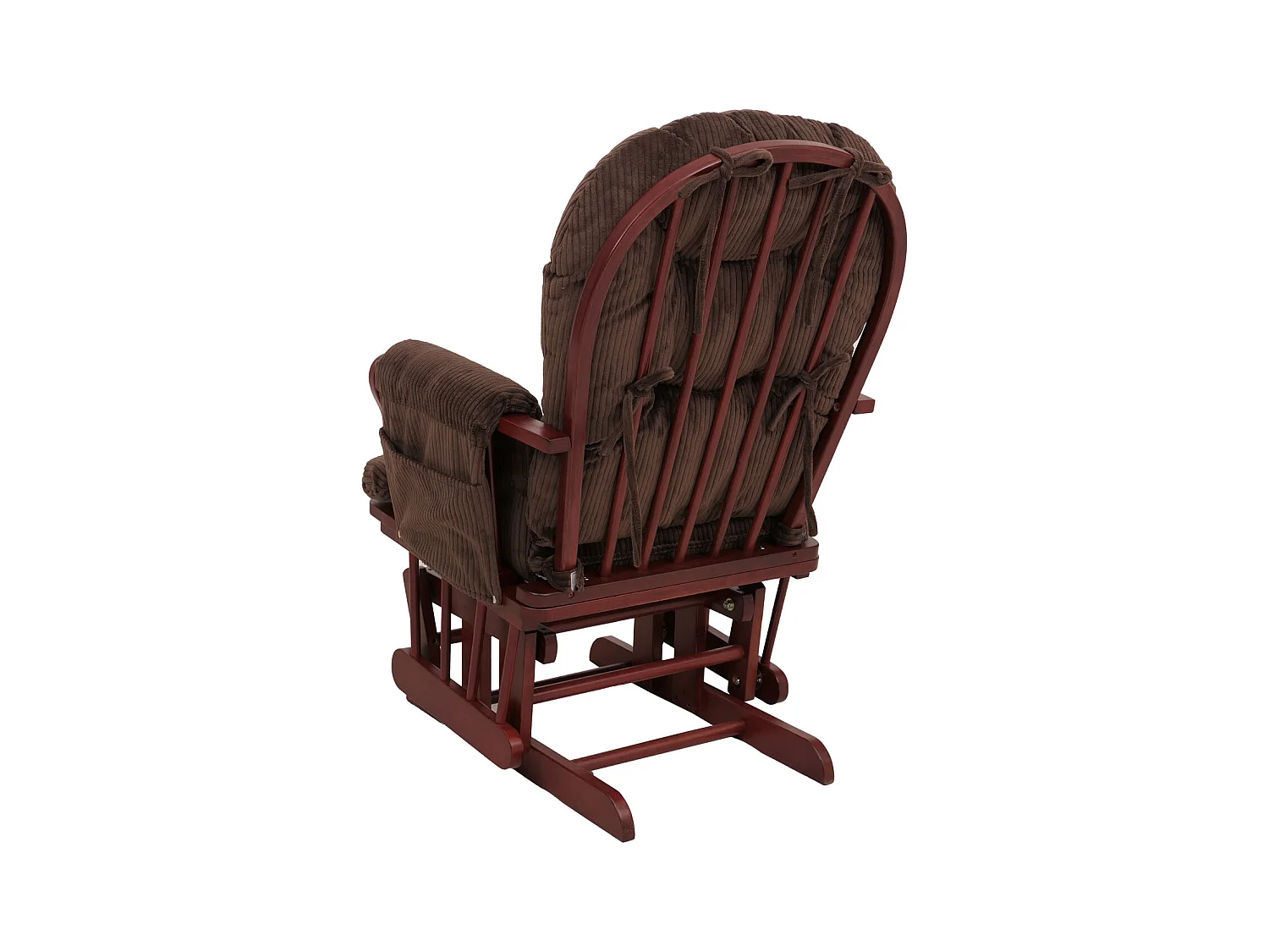 Fauteuil de relaxation MCW-C76,  brun Bâti foncé