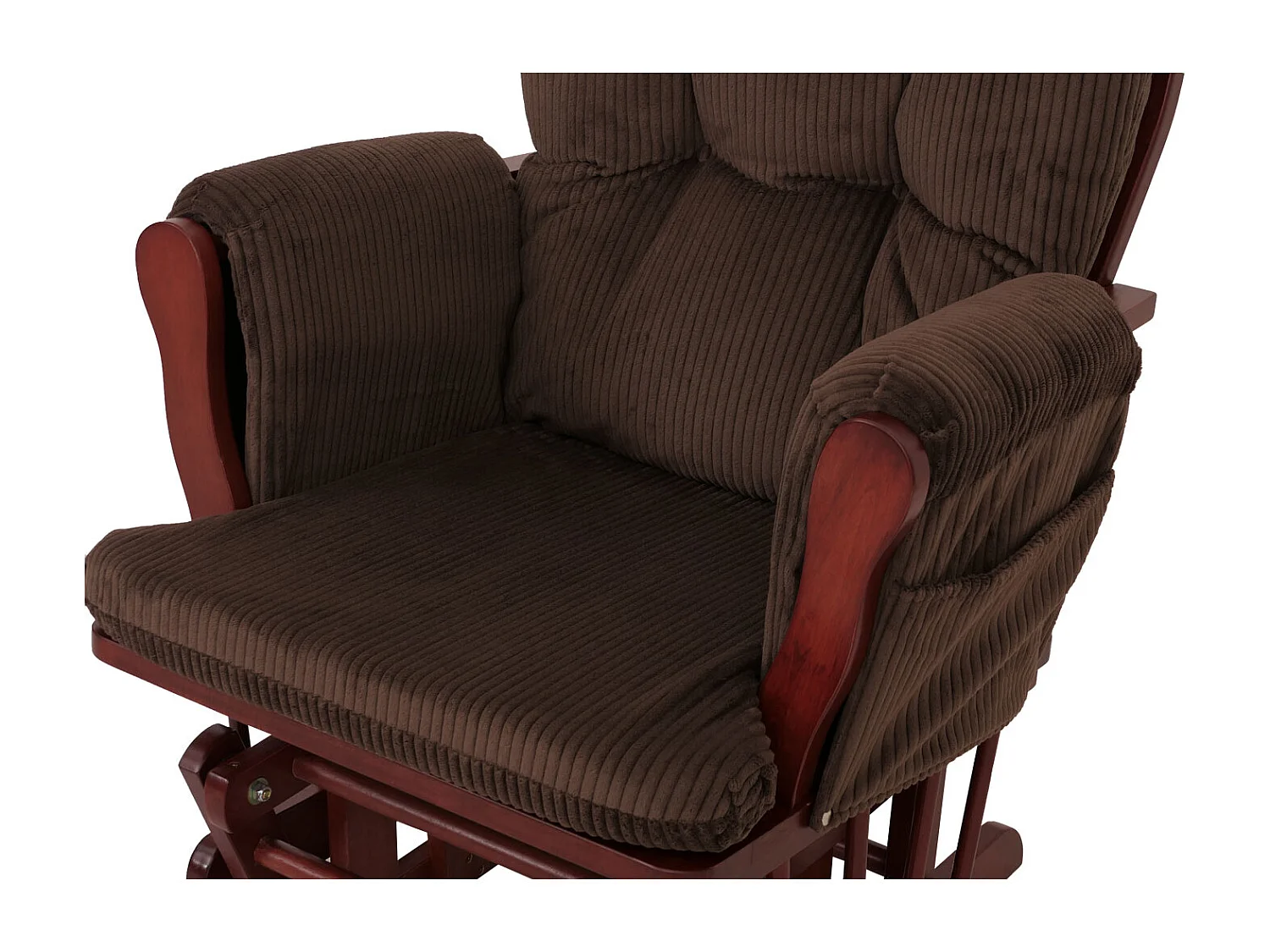 Fauteuil de relaxation MCW-C76,  brun Bâti foncé