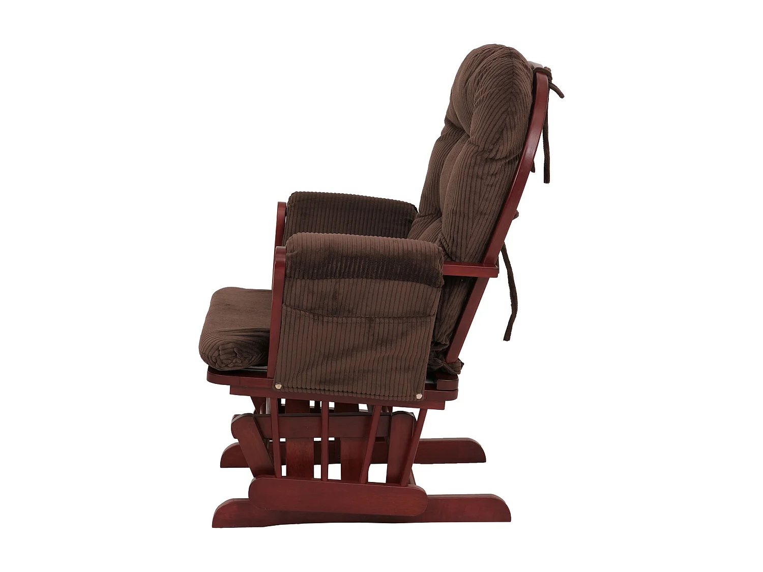 Fauteuil de relaxation MCW-C76,  brun Bâti foncé