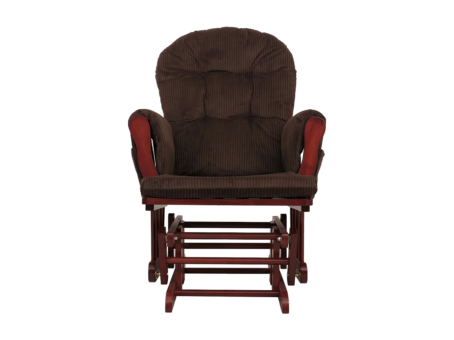 Relaxsessel MCW-C76, Braun Gestell dunkel