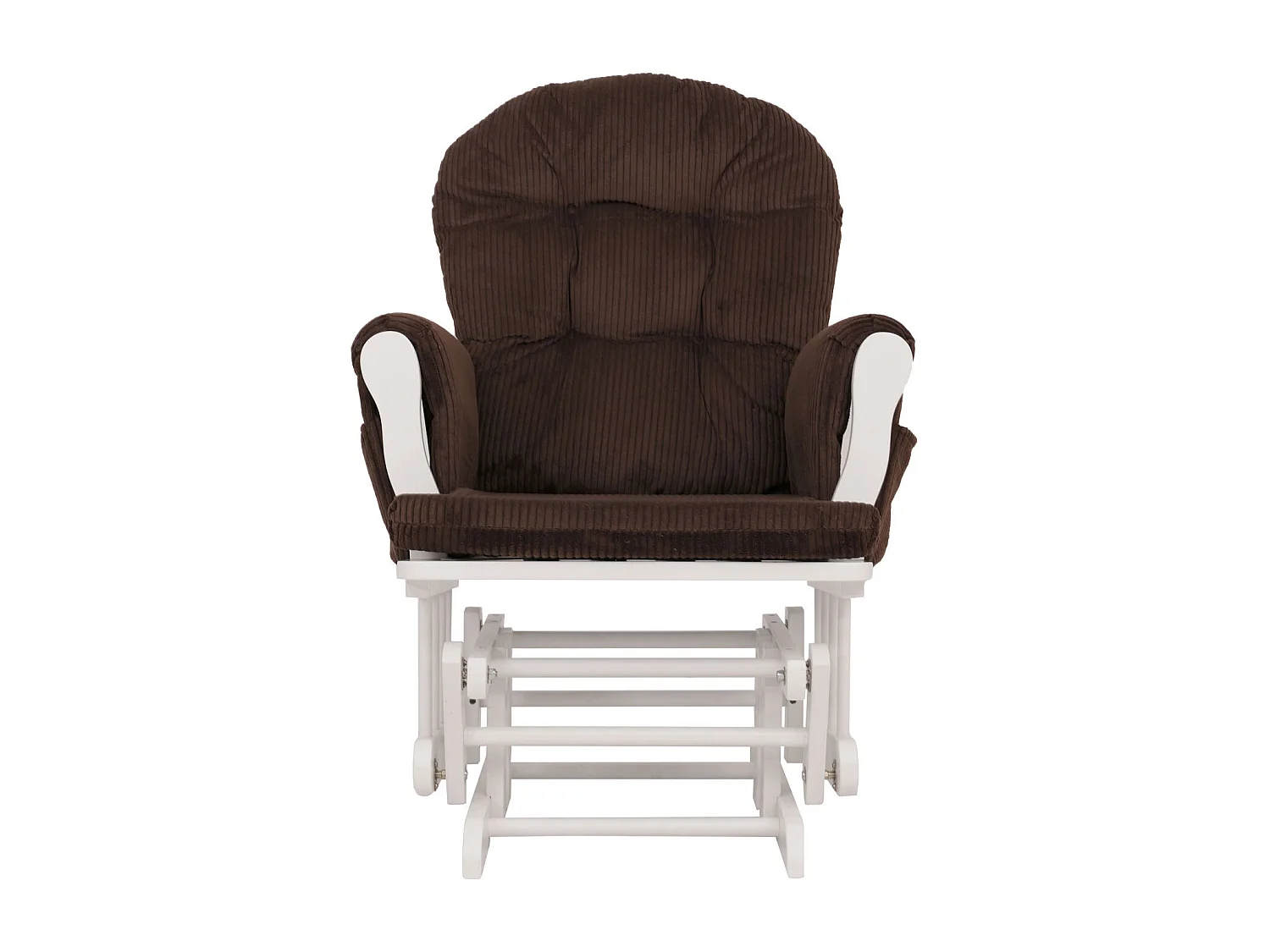 Fauteuil de relaxation MCW-C76,  marron Bâti blanc