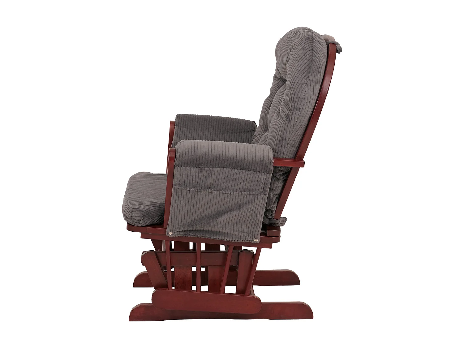 Fauteuil de relaxation MCW-C76,  gris foncé Bâti foncé