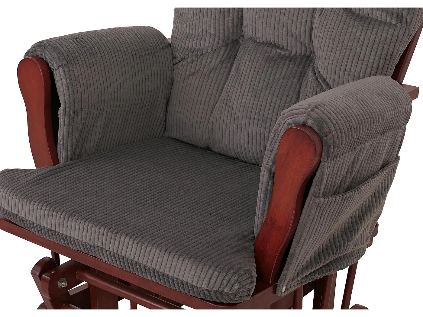 Fauteuil de relaxation MCW-C76,  gris foncé Bâti foncé